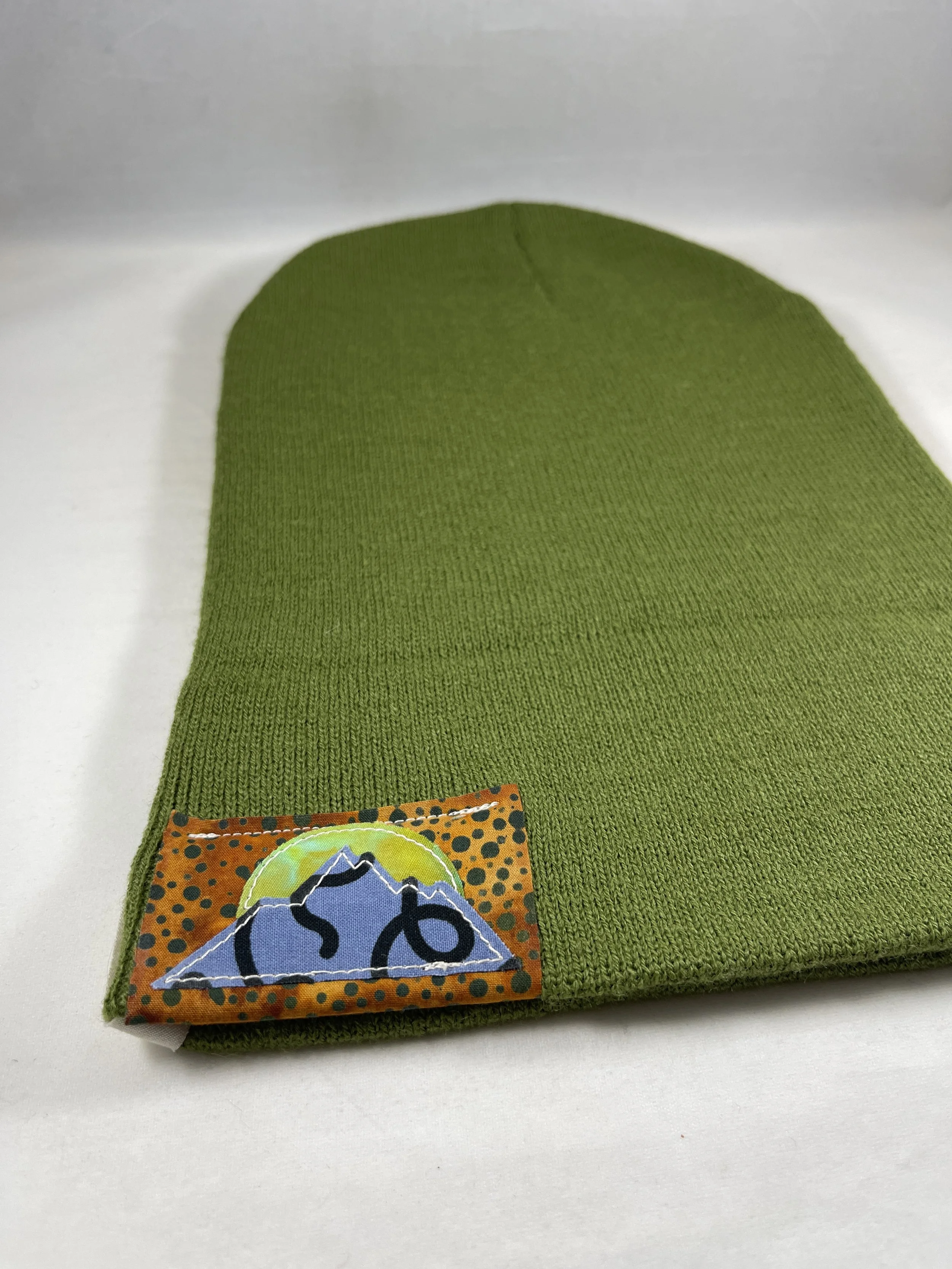 Light Olive Green Beanie - Mountain Series