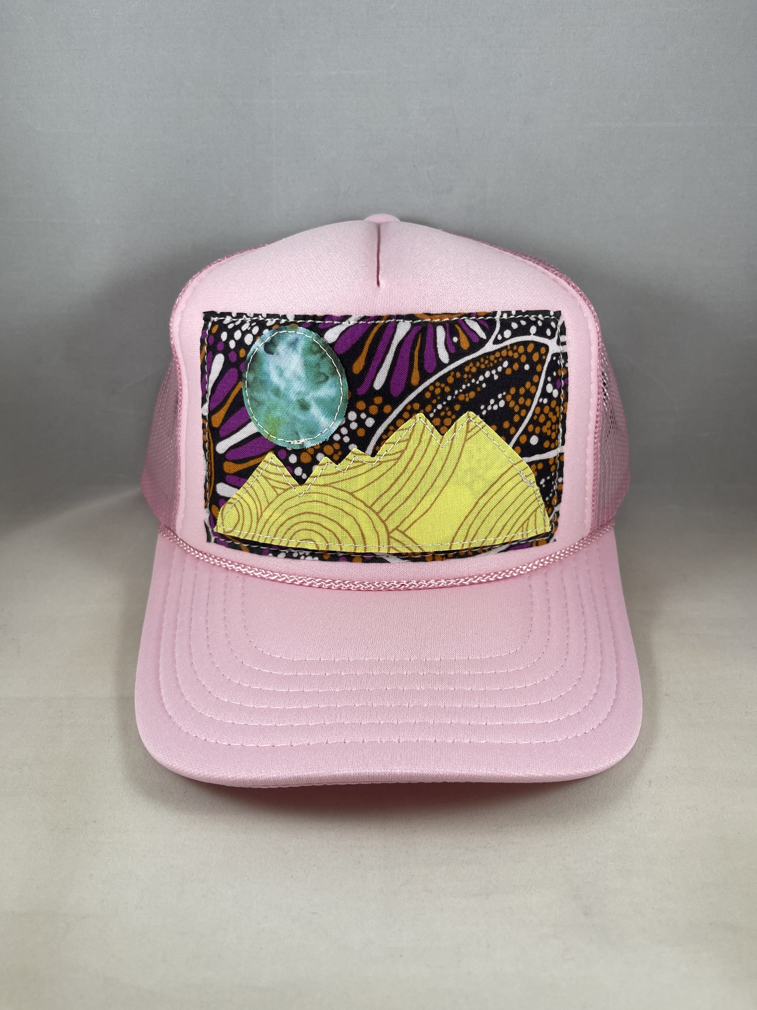 Light Pink Trucker Hat - Mountain Series