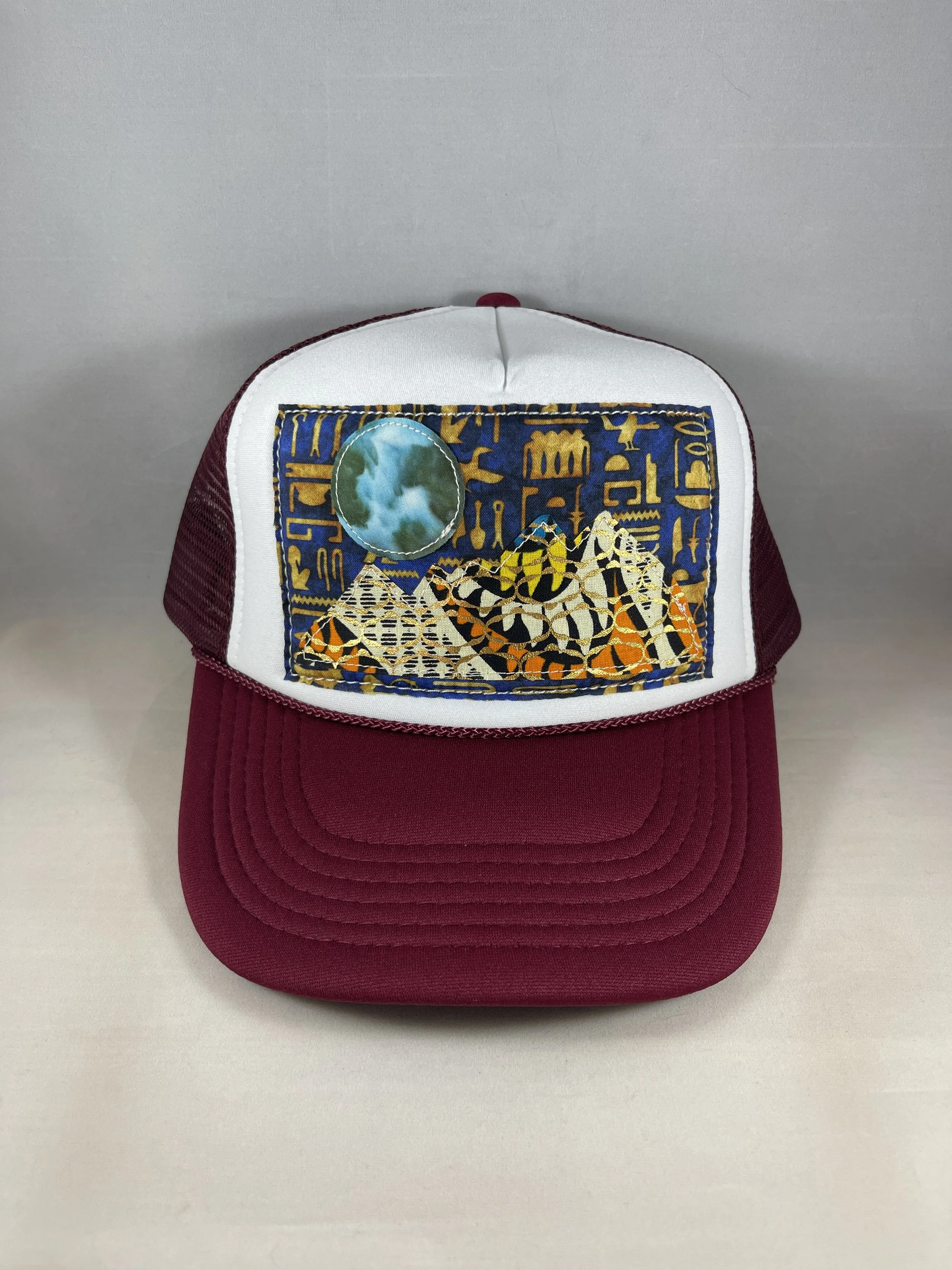 Maroon Trucker Hat - Mountain Series