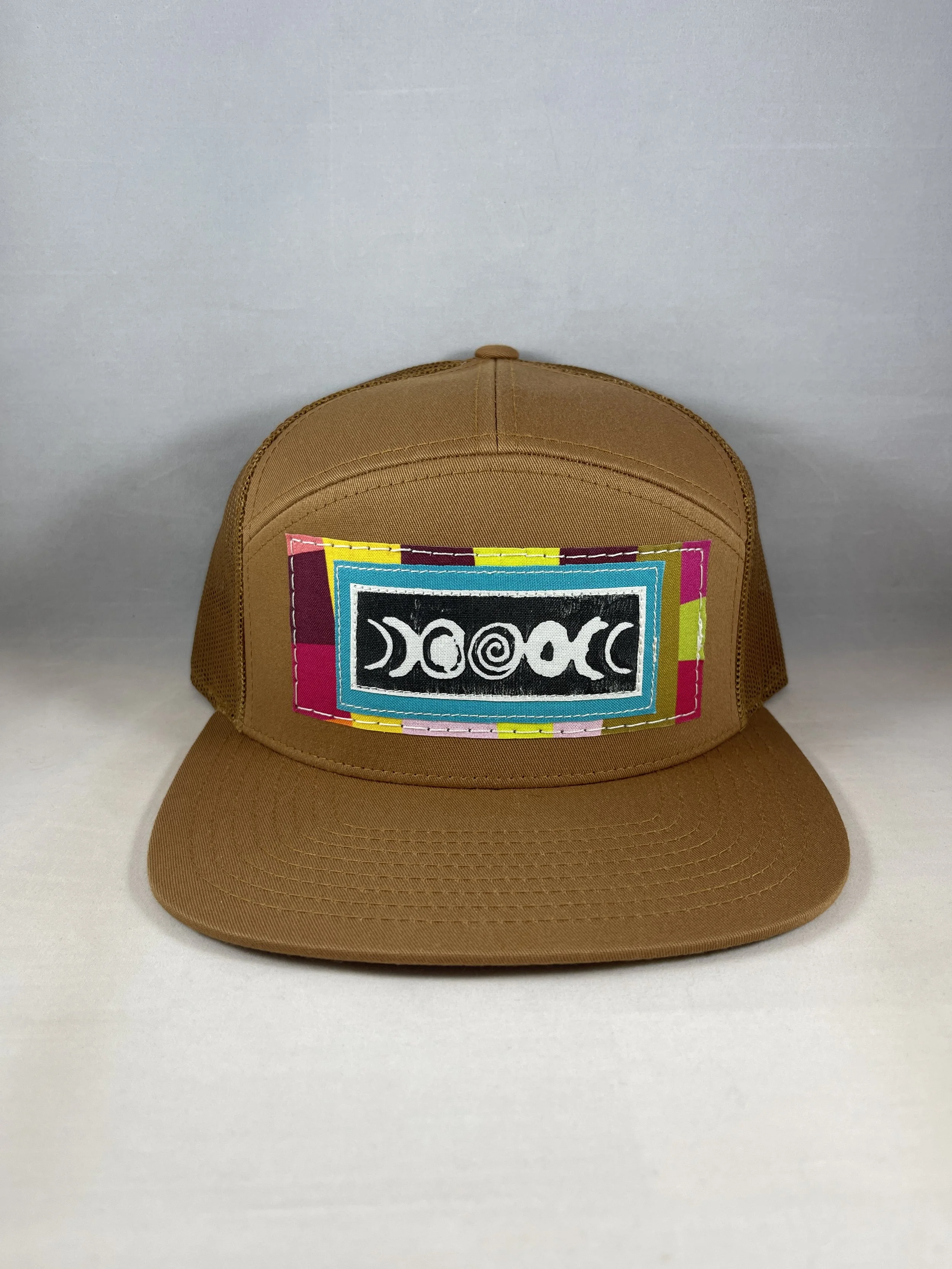 Caramel 7 Panel Hat - Moon Phase Series
