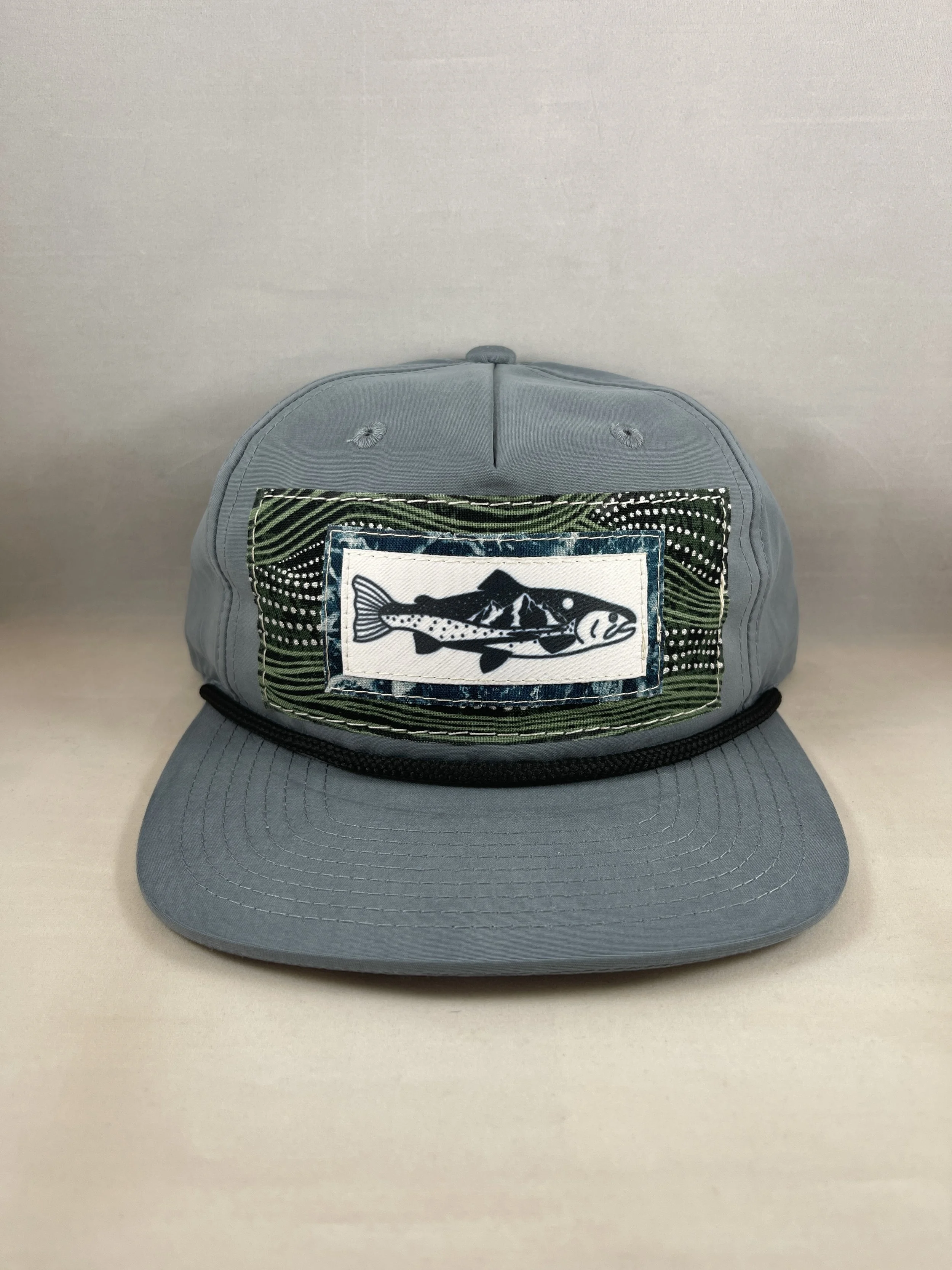 Steele Blue Richardson Fullback Hat - Mountain Trout Series