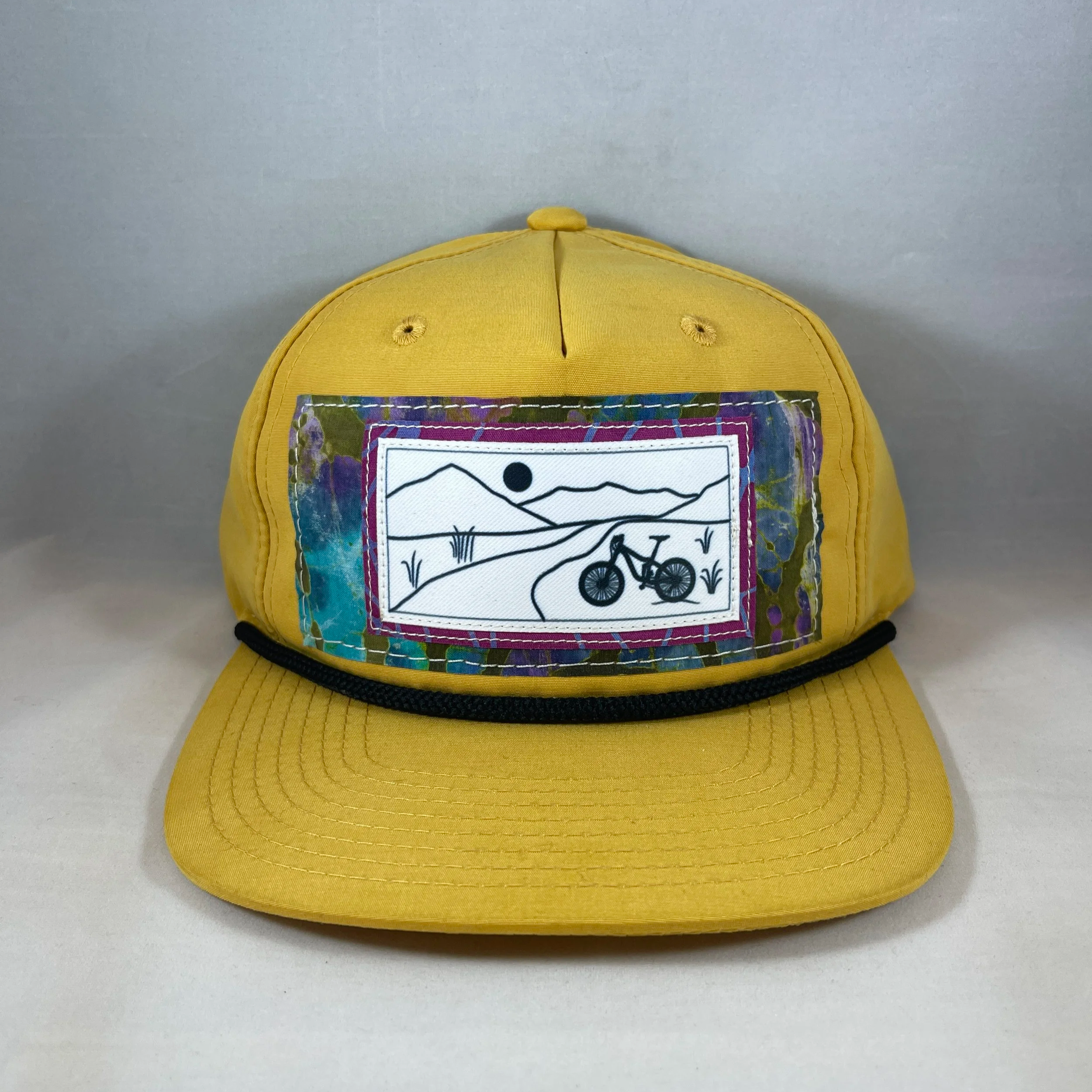 Mustard Yellow Richardson Fullback Hat - Biking Series