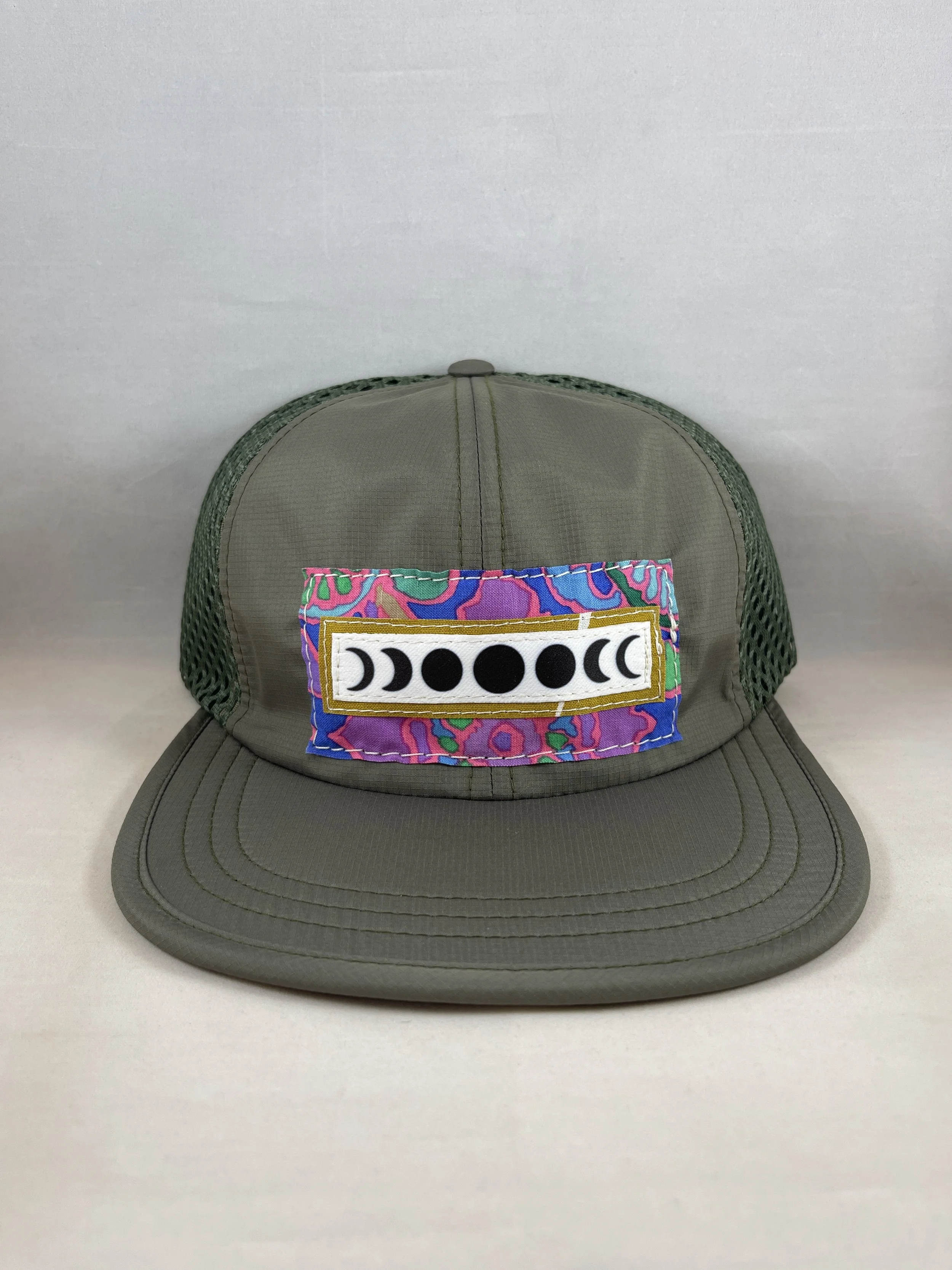Olive Green Outdoor Sport Hat - Moon Phase Series
