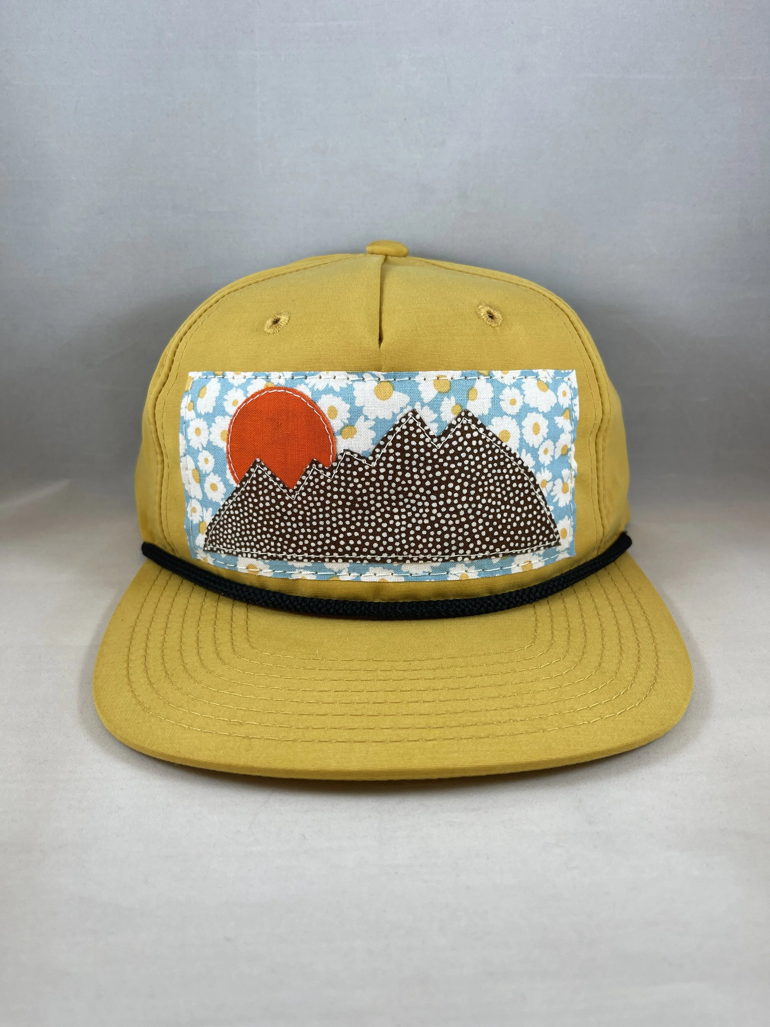 Mustard Yellow Richardson Fullback Hat - Mountain Series