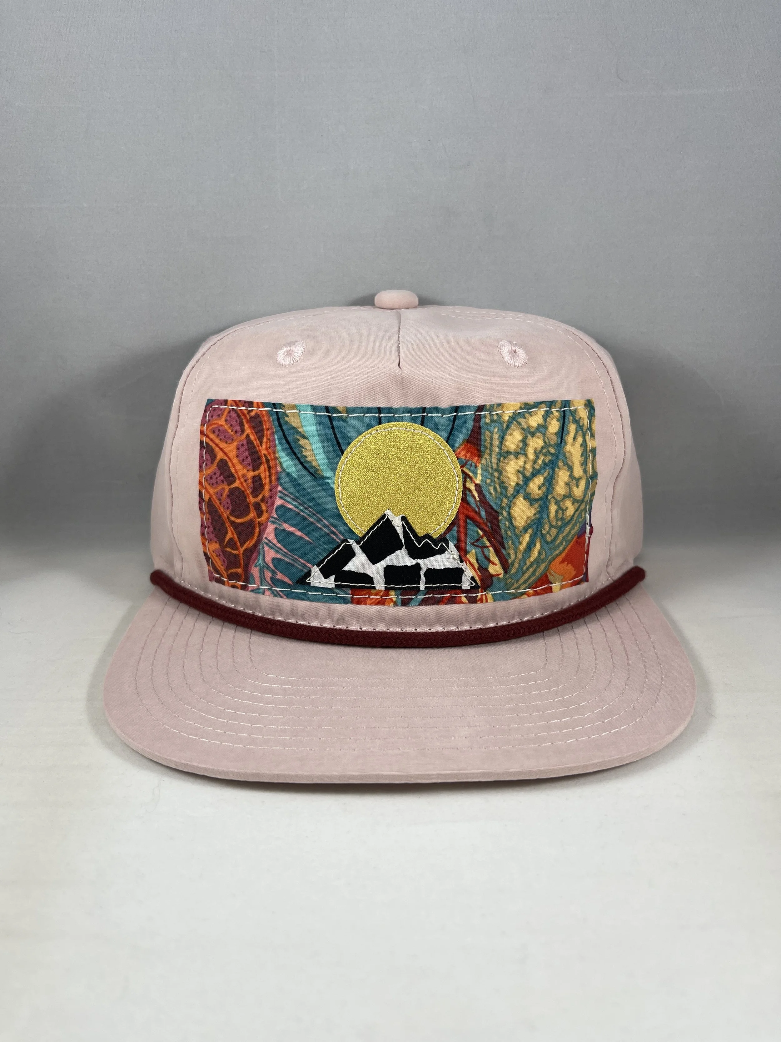Light Pink Richardson Fullback Hat - Mountain Series