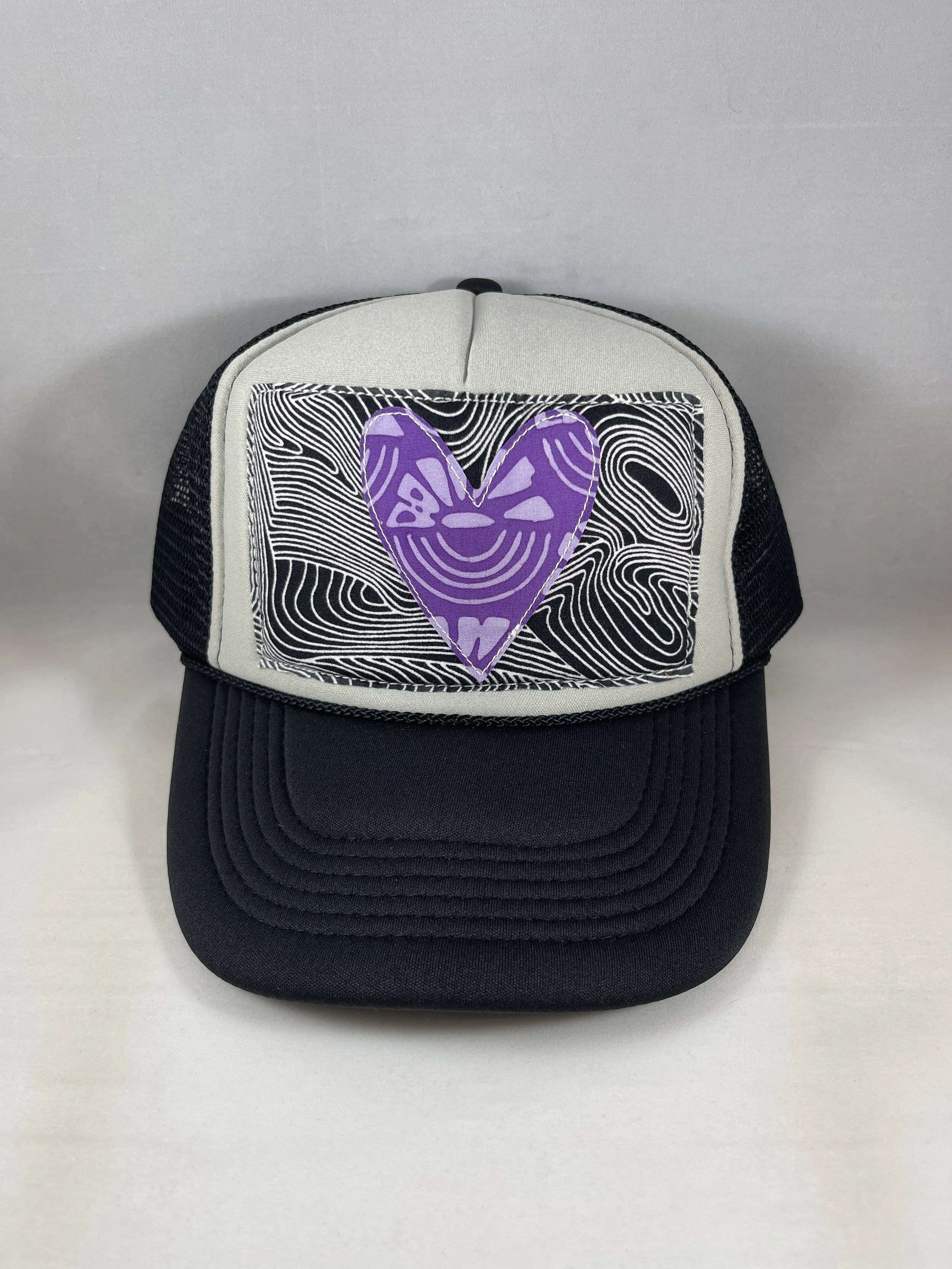 Black and Gray Trucker Hat - Spread the Love Series