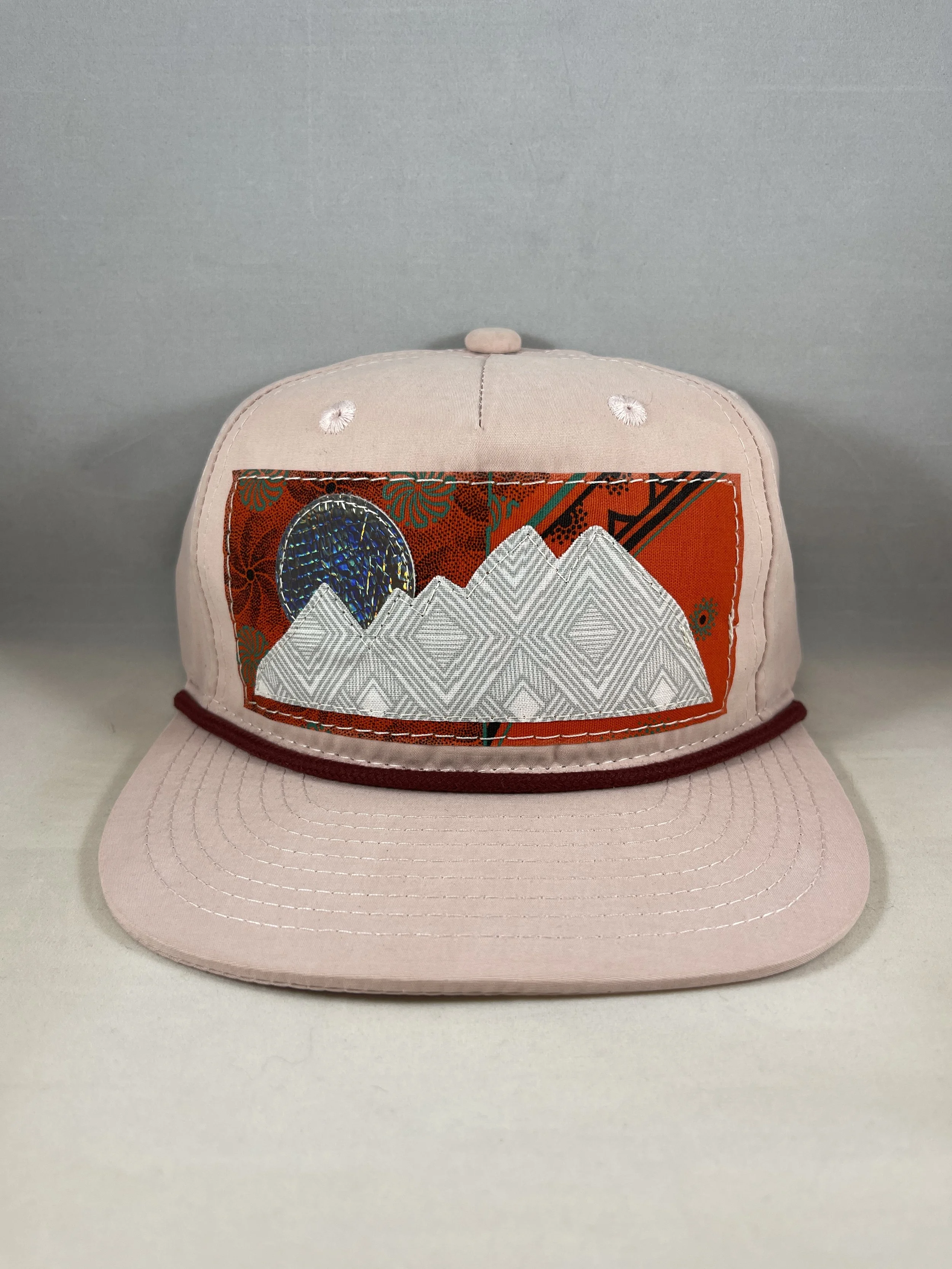 Light Pink Richardson Fullback Hat - Mountain Series