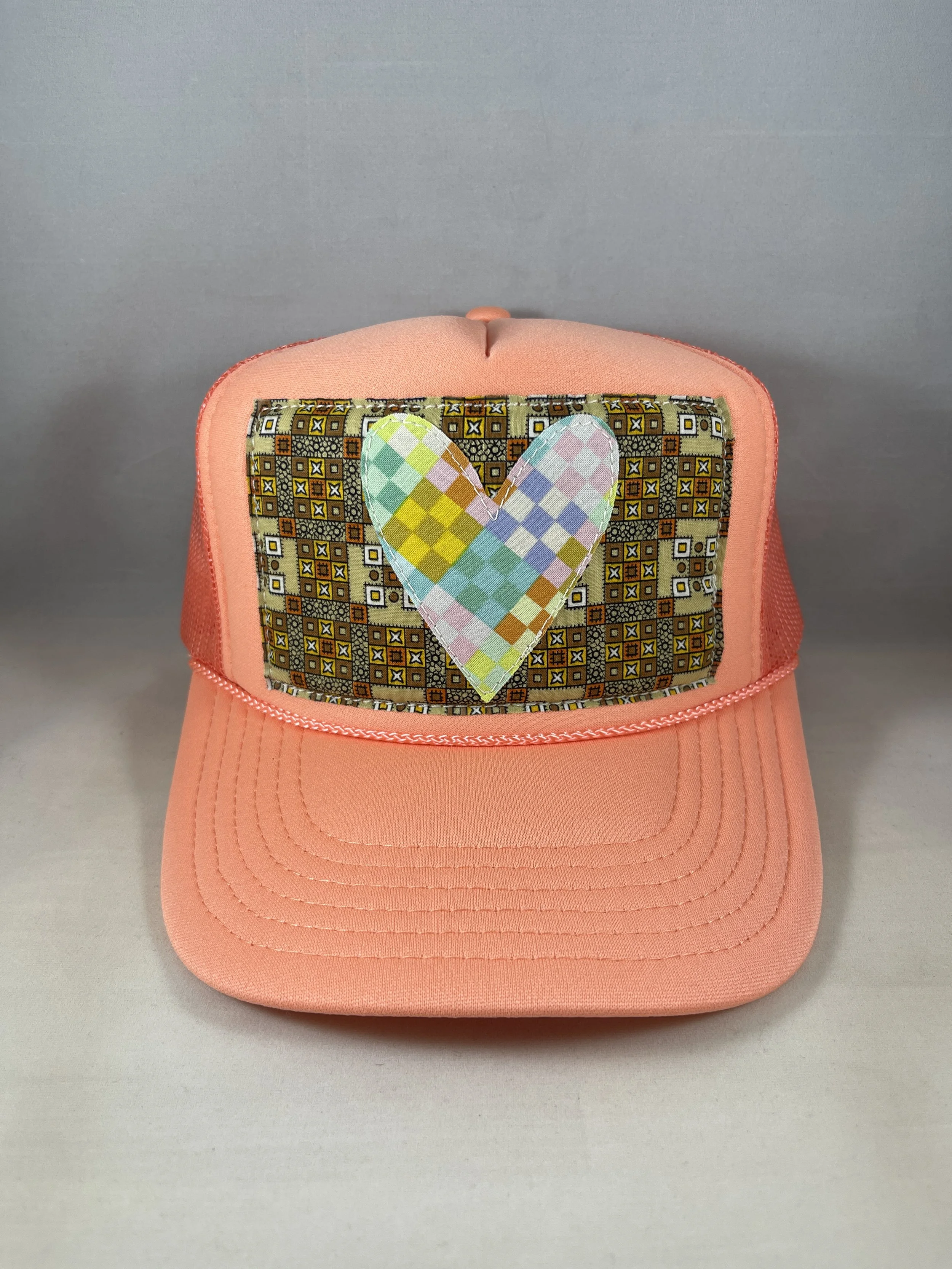 Coral Trucker Hat - Spread the Love Series