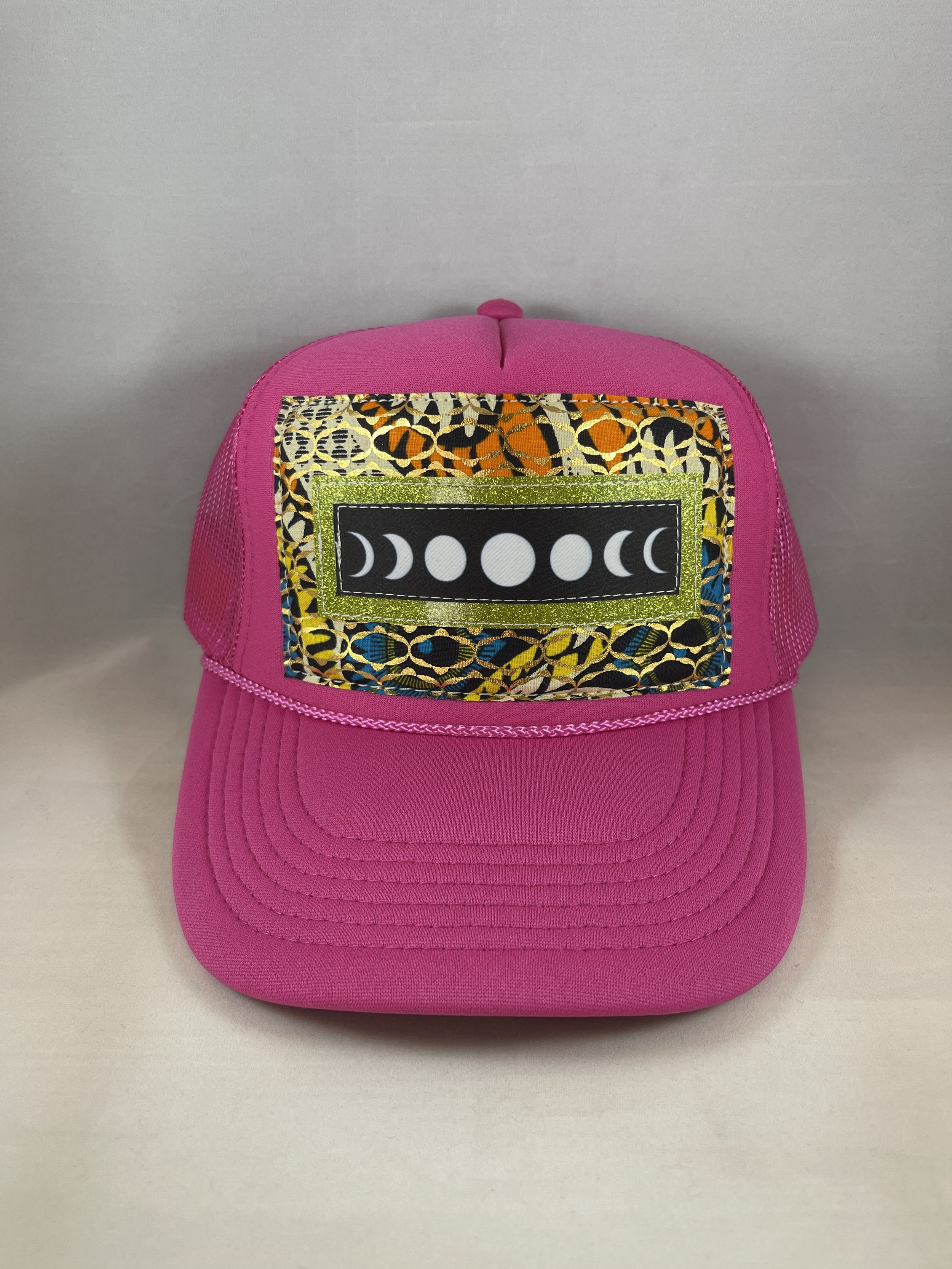 Hot Pink Trucker Hat - Moon Phase Series