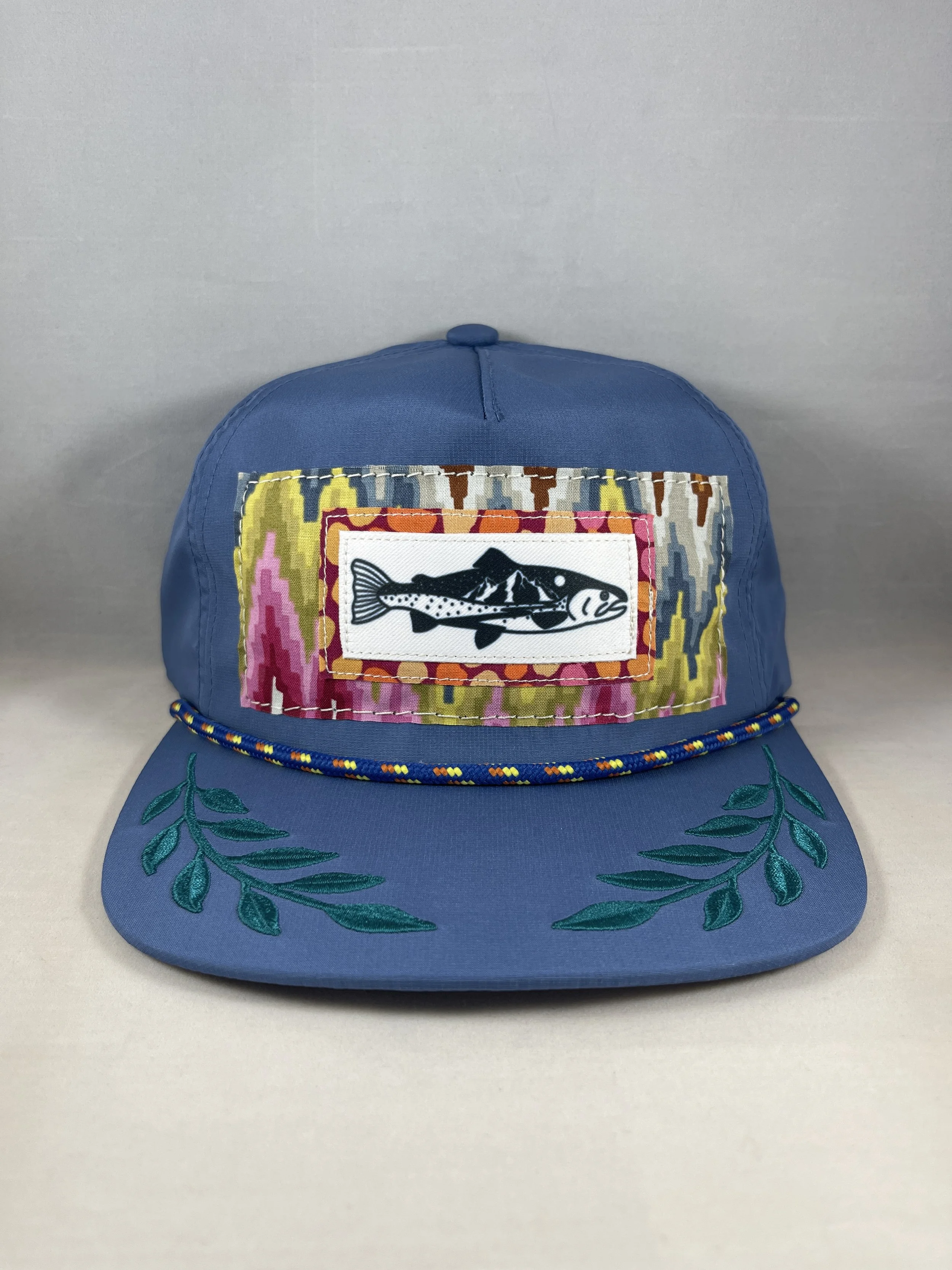 Sky Blue Richardson Fullback Hat - Mountain Trout Series