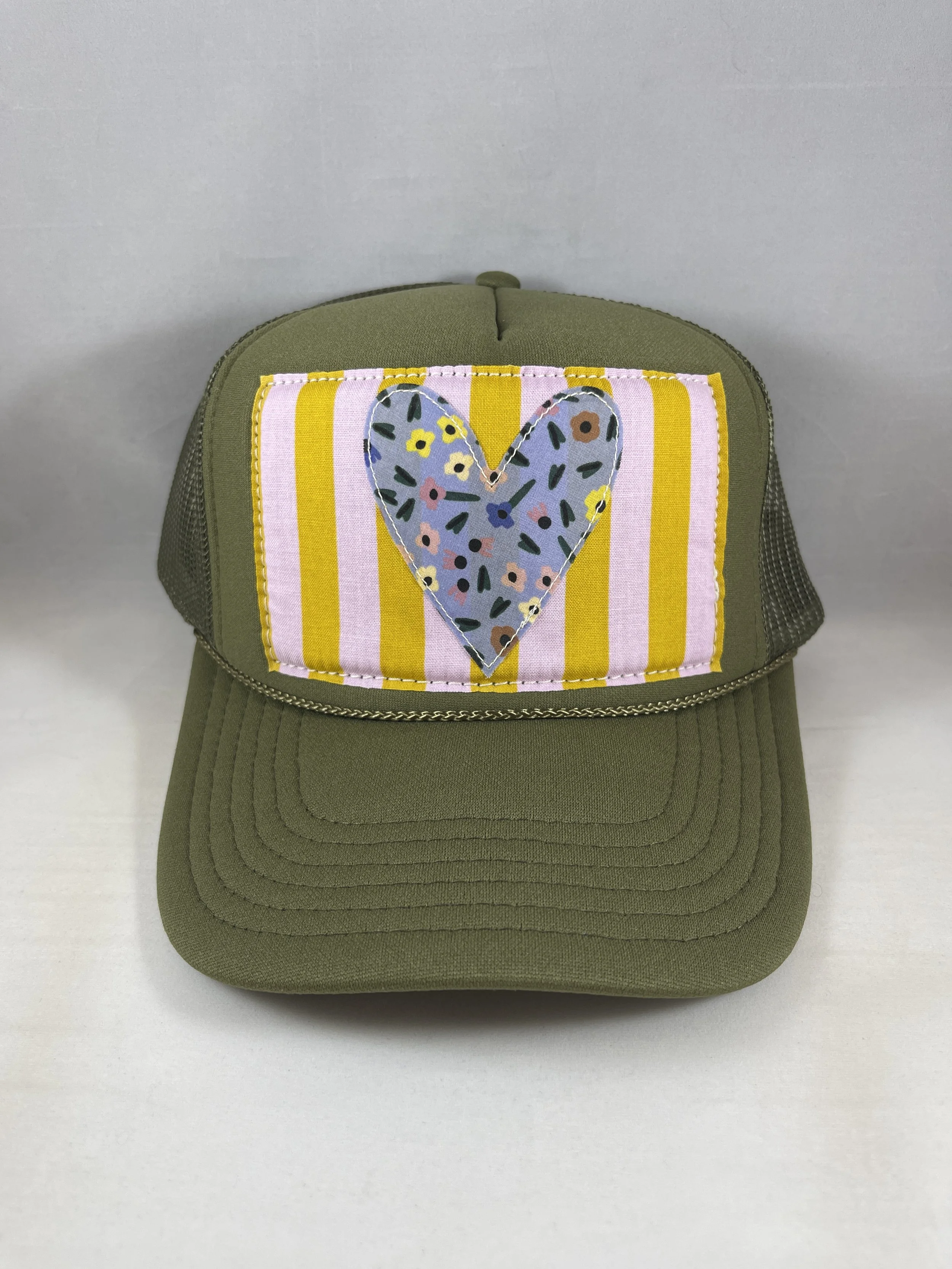 Olive Green Trucker Hat - Spread the Love Series