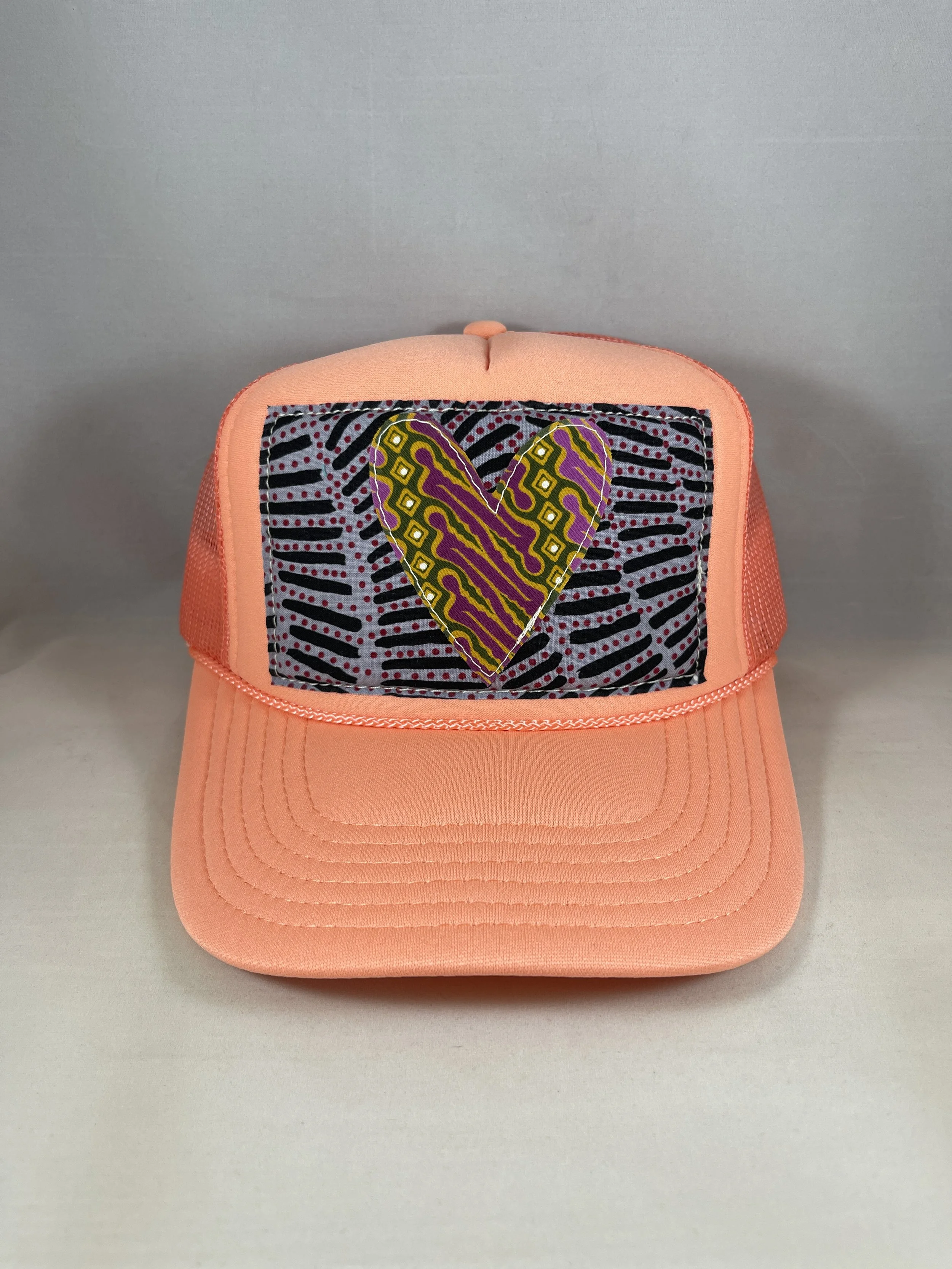 Coral Trucker Hat - Spread the Love Series