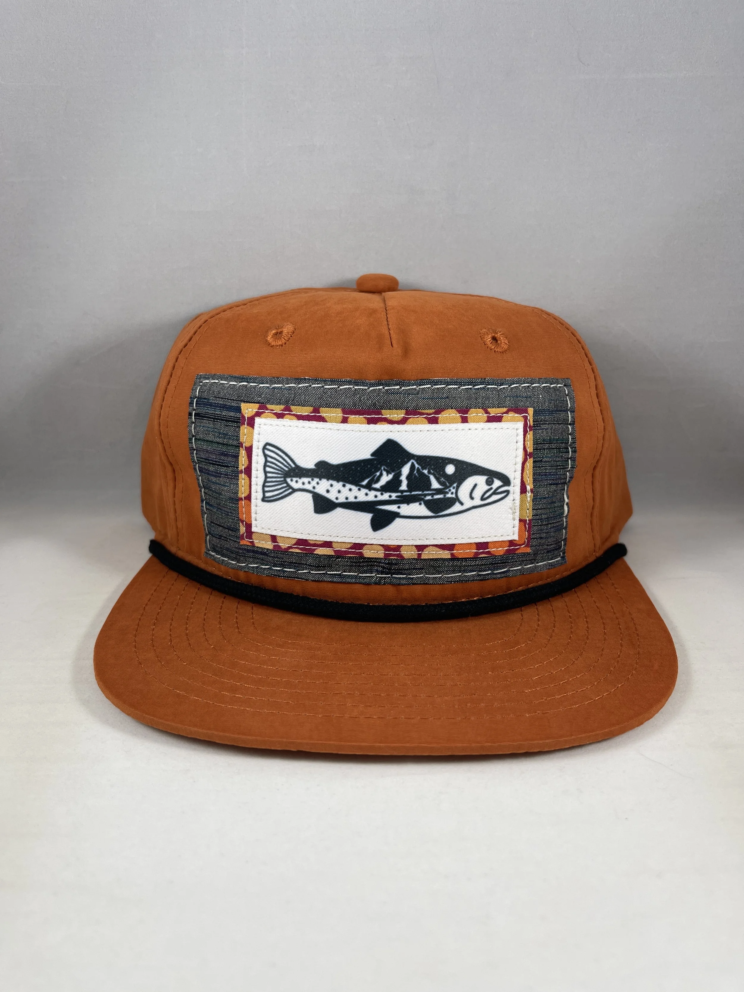 Burnt Orange Richardson Fullback Hat - Mountain Trout Series