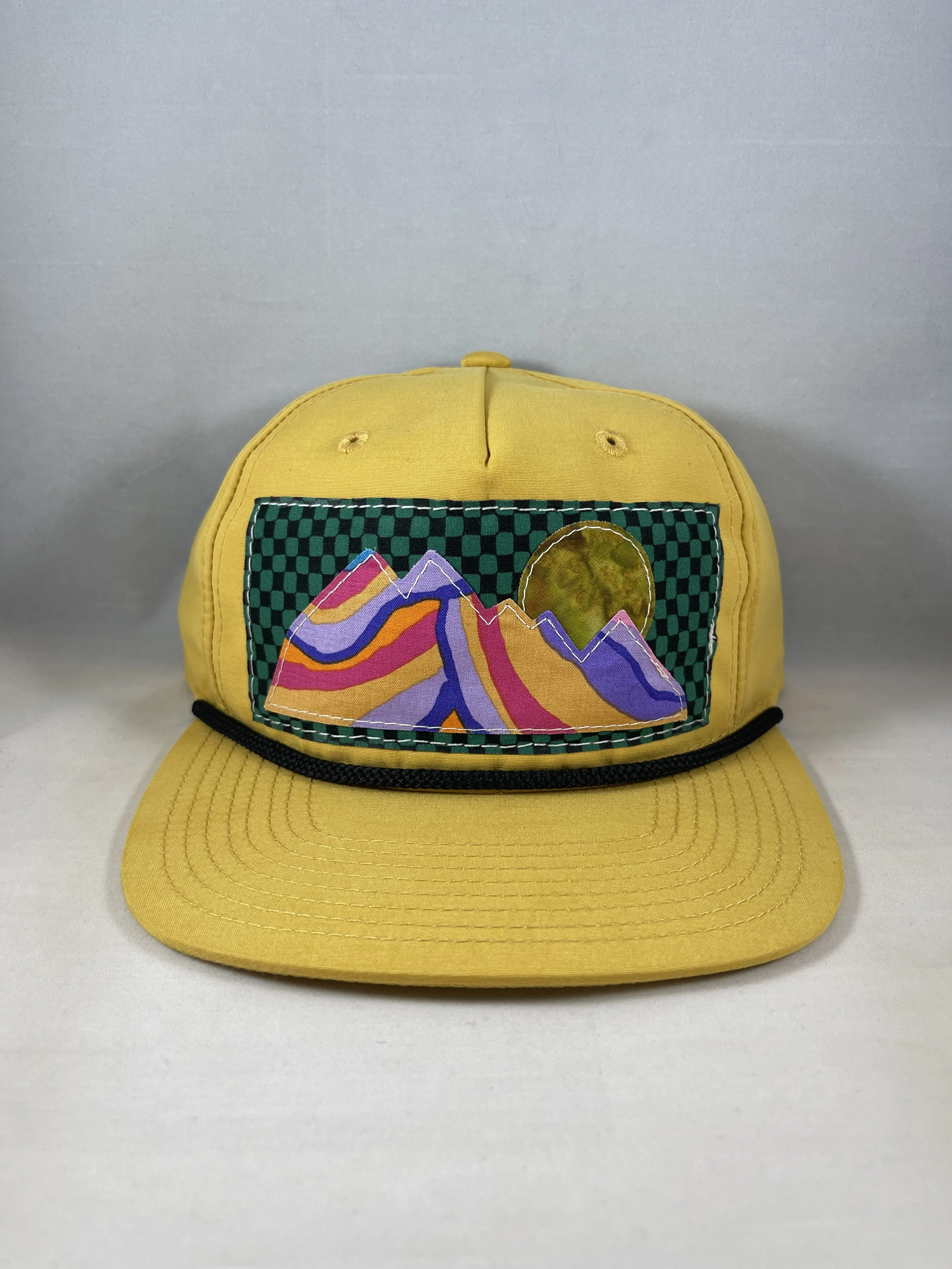 Mustard Yellow Richardson Fullback Hat - Mountain Series