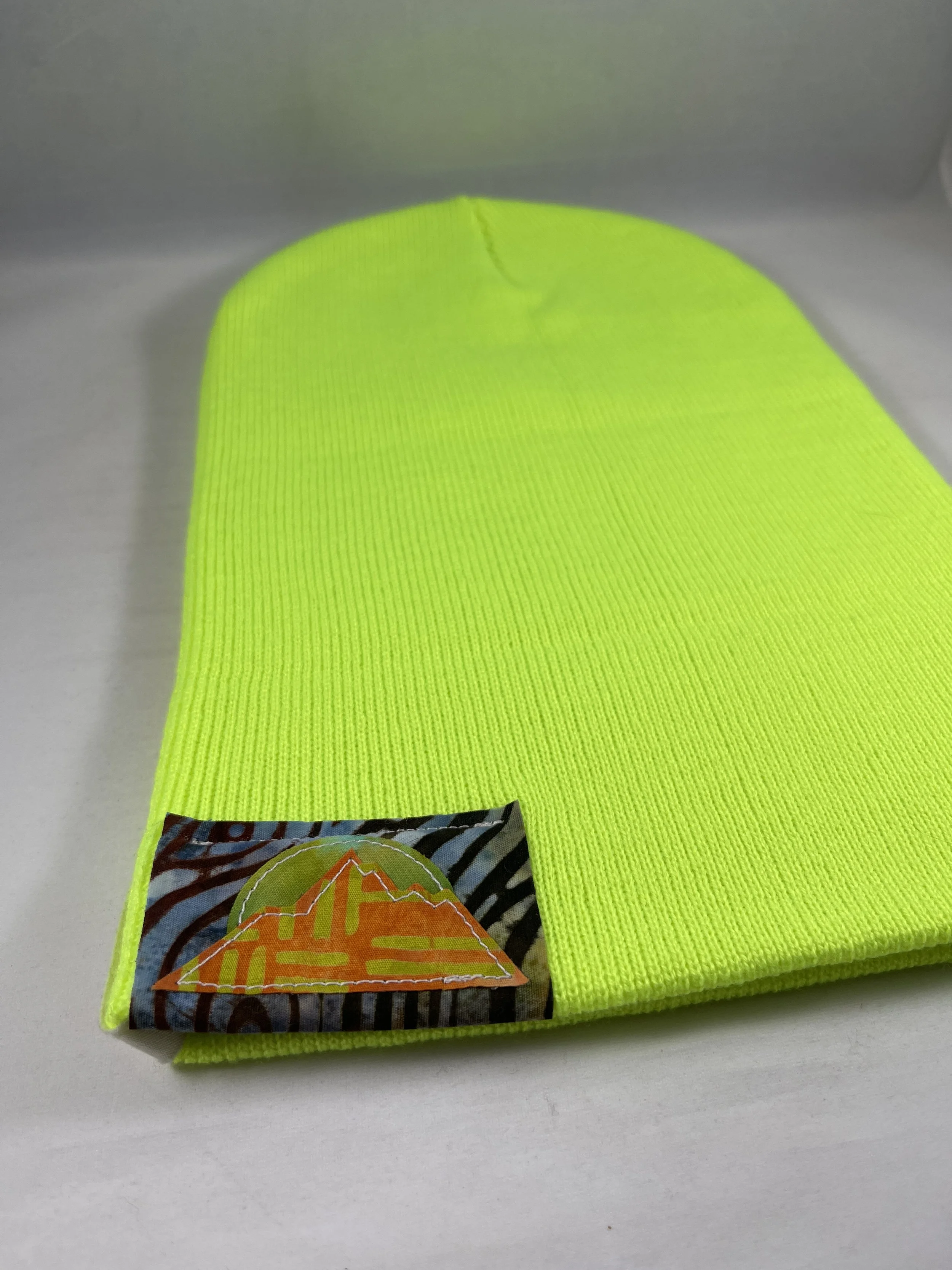 Neon Yellow Beanie - Mountain Series