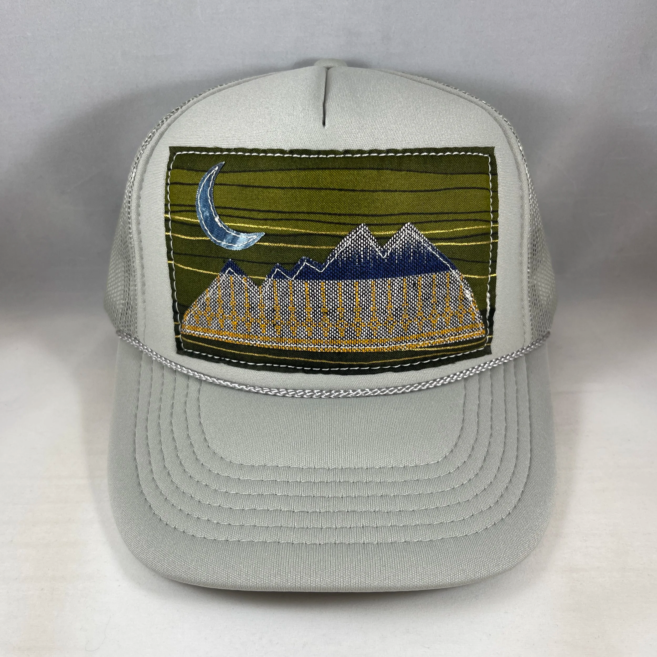 Light Gray Trucker Hat - Mountain Series