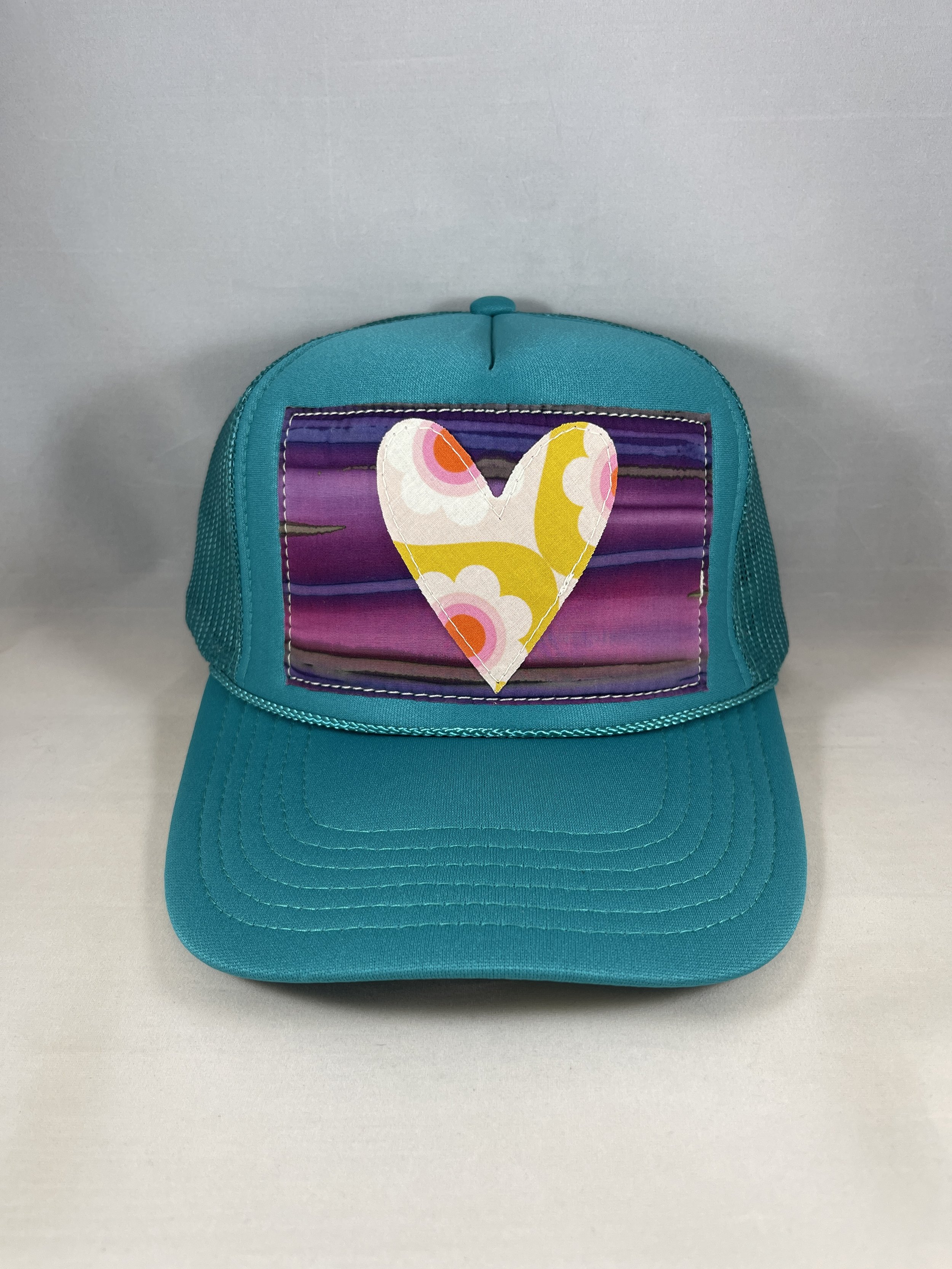 Teal Trucker Hat - Spread the Love Series