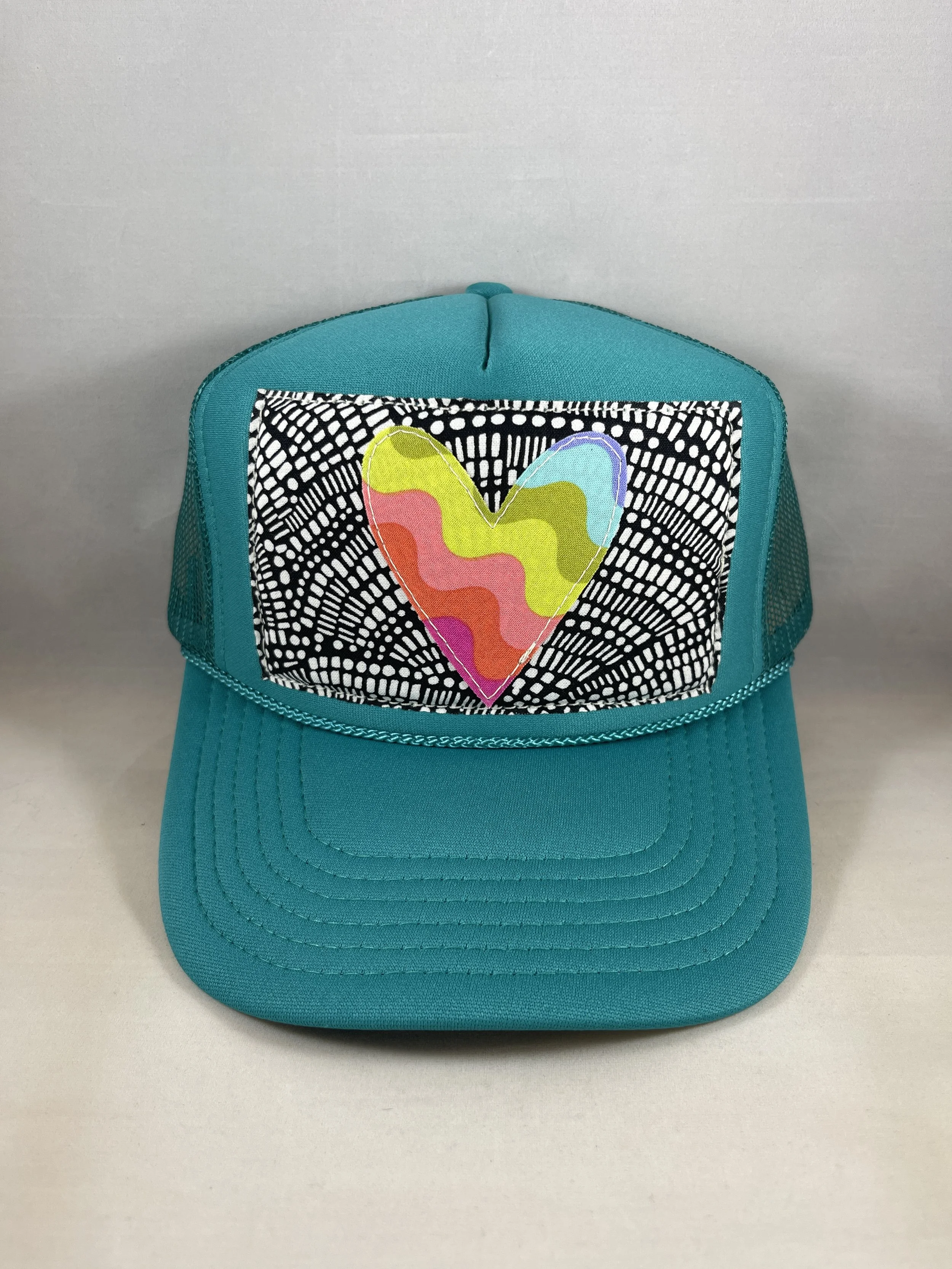 Teal Trucker Hat - Spread the Love Series