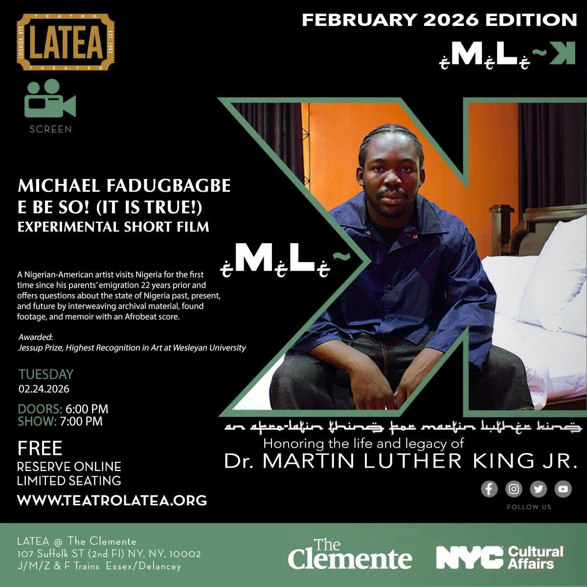 Michael Fadugbagbe: E Be So! (It is true!) Experimental short film