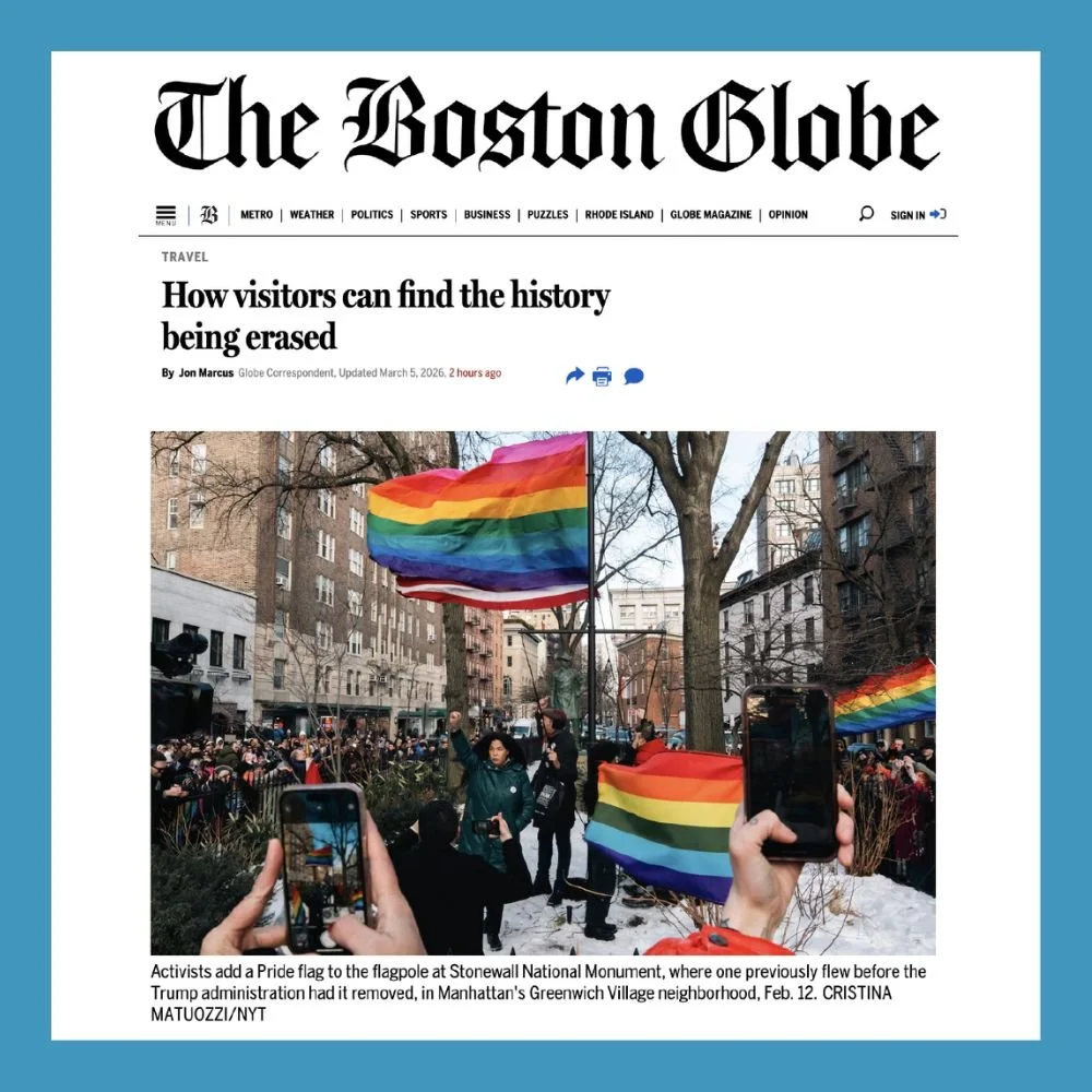 The Boston Globe: How visitors can find the history being erased.