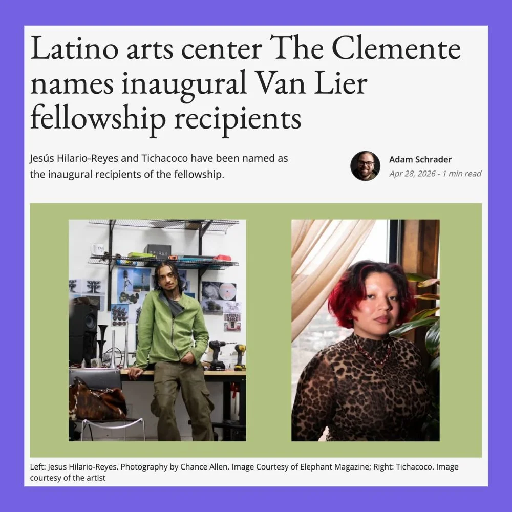 Van Lier Fellows in Urgent Matter article.