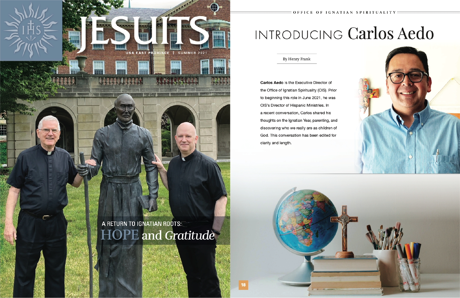 JESUITS Magazine: “Introducing Carlos Aedo”