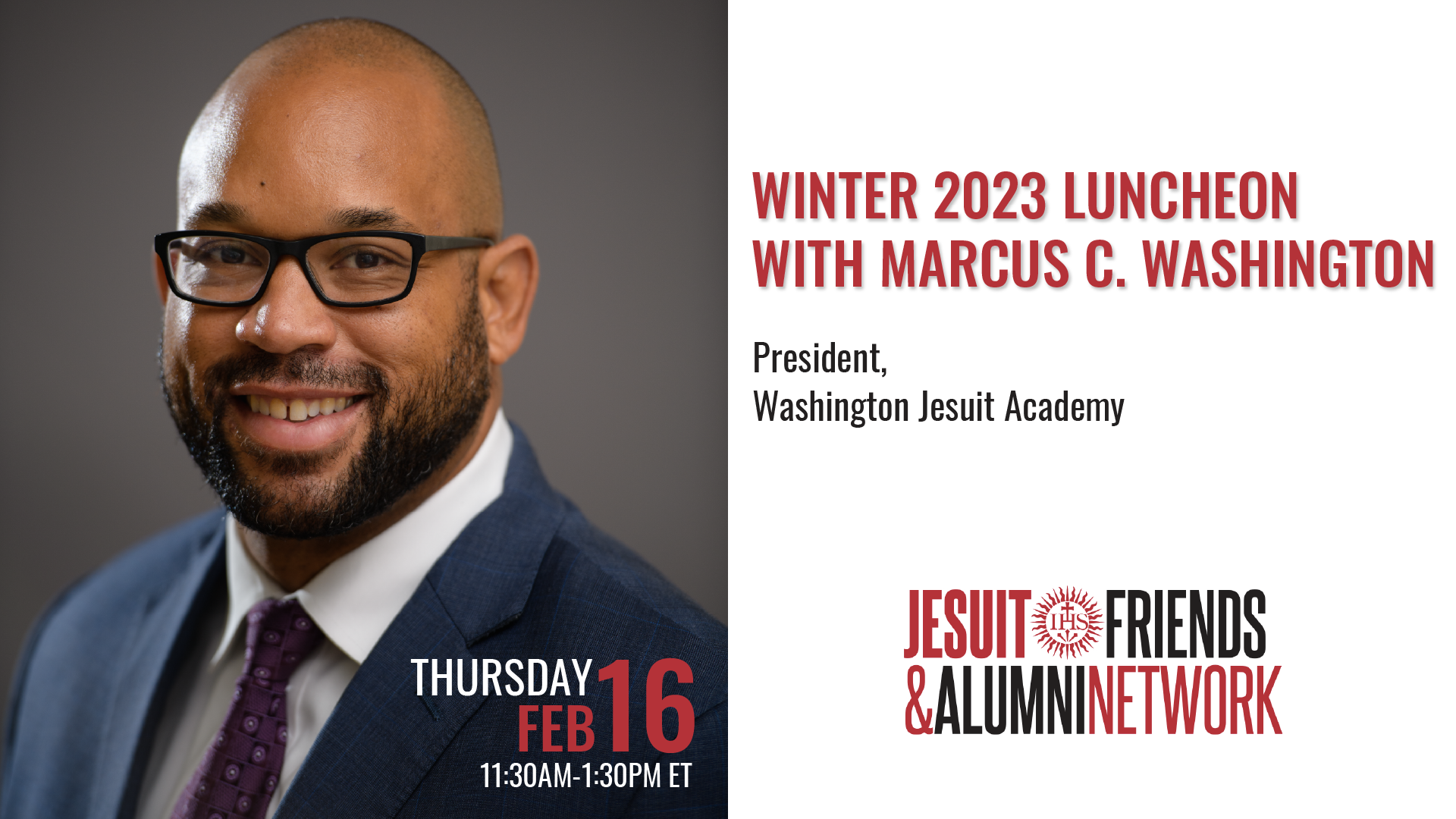 February 16, 2023: JFAN of Washington, DC, Luncheon with Marcus&nbsp;C.&nbsp;Washington