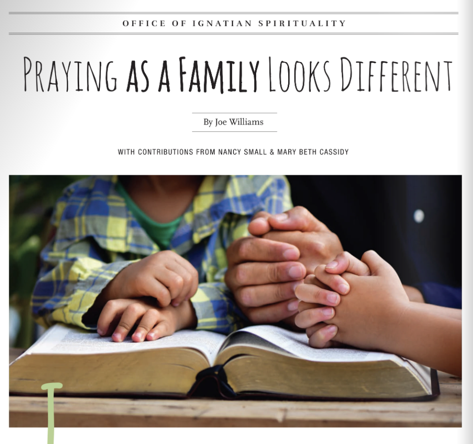 Praying as a Family Looks Different