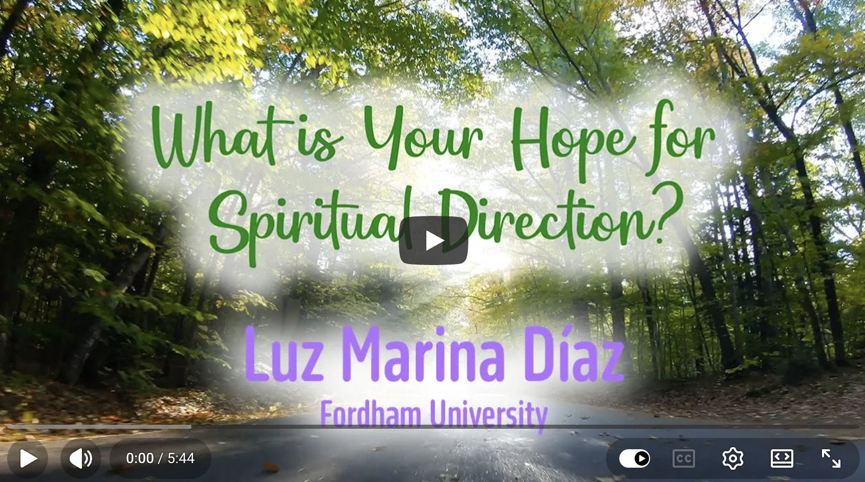 Luz Marina Díaz: Hope for Spiritual Direction
