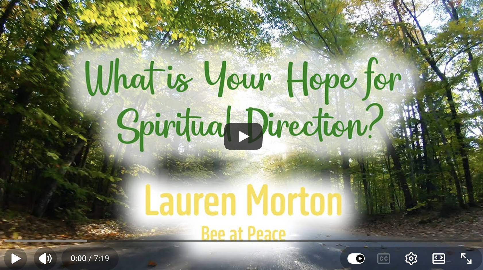 Lauren Morton: Hope for Spiritual Direction