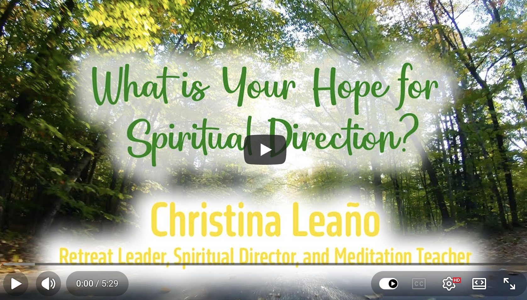 Christina Leaño: Hope for Spiritual Direction