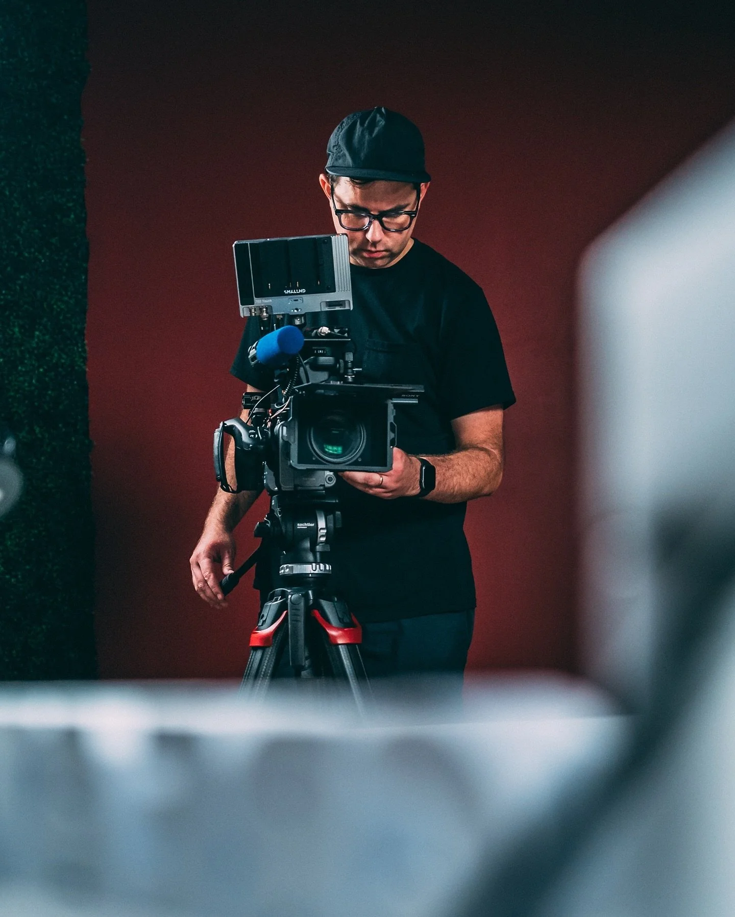 locked in and locked off on my @sachtlersystems Flowtech tripod for the @johnny.harris episode of @youshaei &lsquo;s podcast &ldquo;Created&rdquo;&thinsp;
&thinsp;
As I continue to progress in my journey as a DP, I&rsquo;ve grown to prioritize purcha