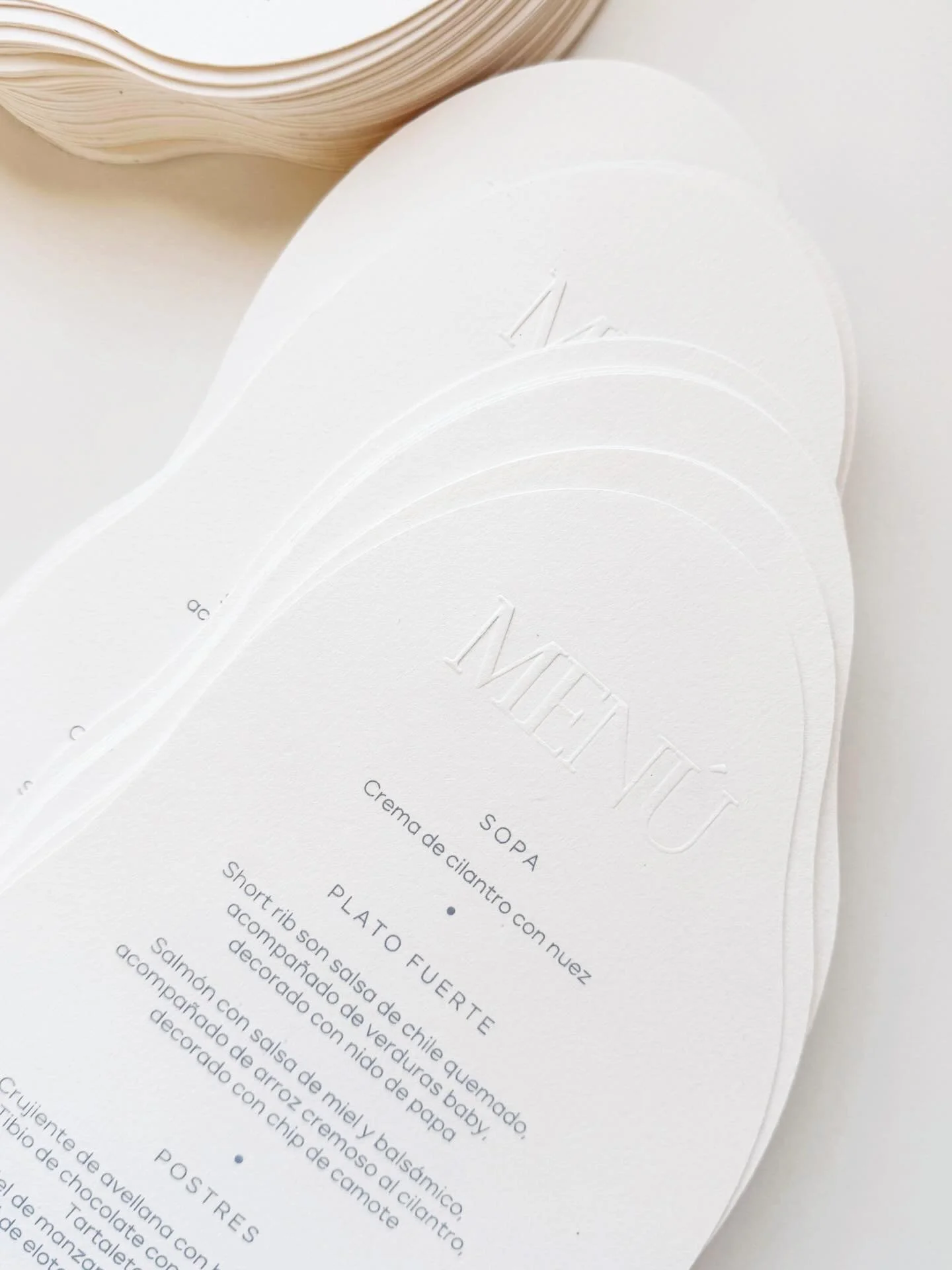 Wedding menu &mdash;&mdash;-