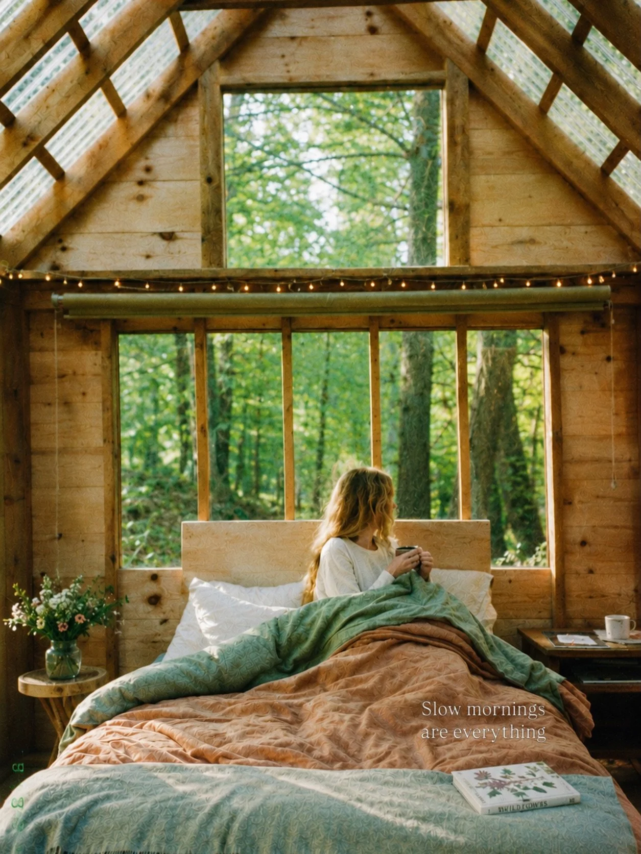 Mornings are sacred 🌿 a slow entry into the day, dreams reflected upon &amp; decoded, a moment for gratitude and intention.