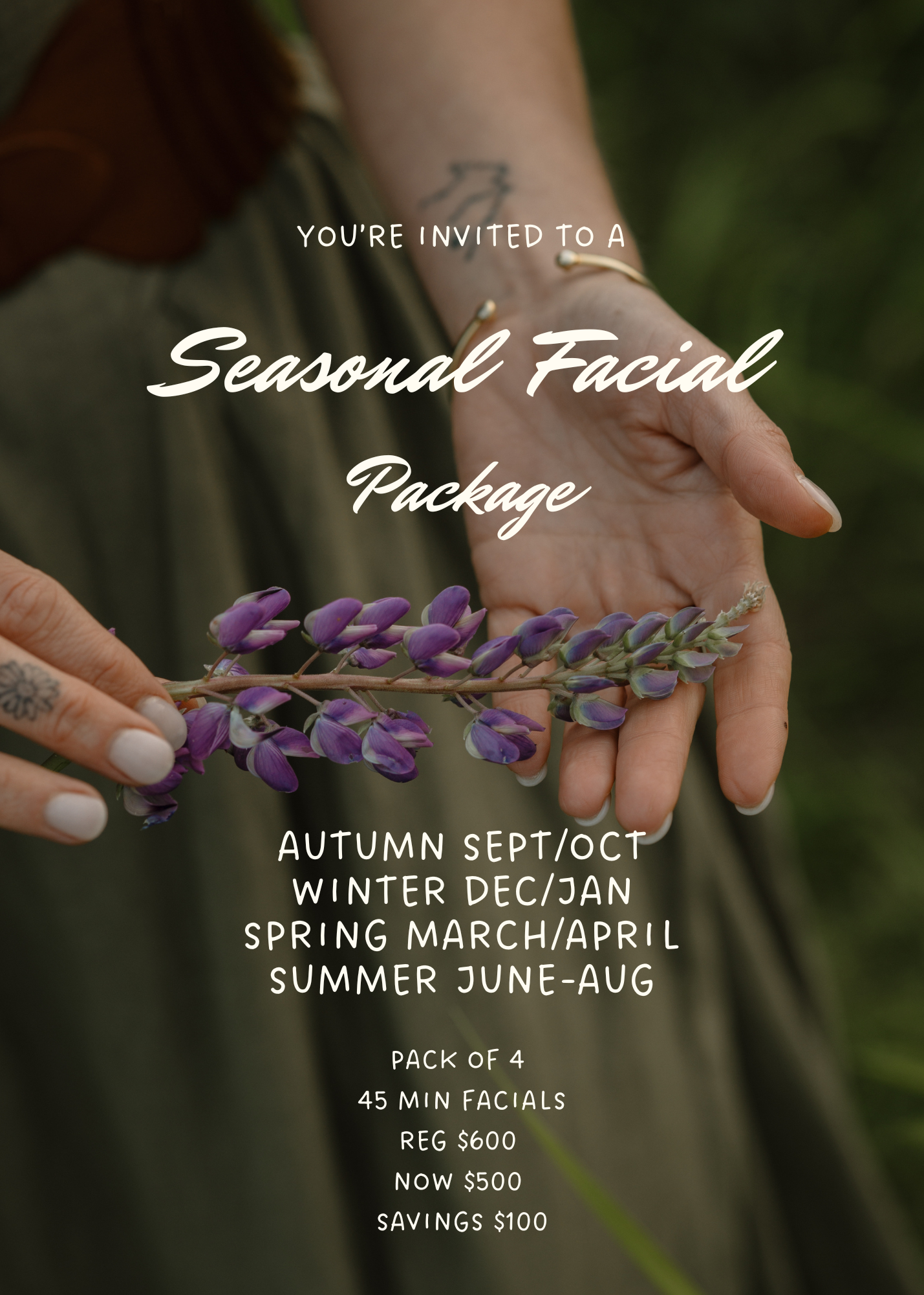 Seasonal Facial Package  ✿