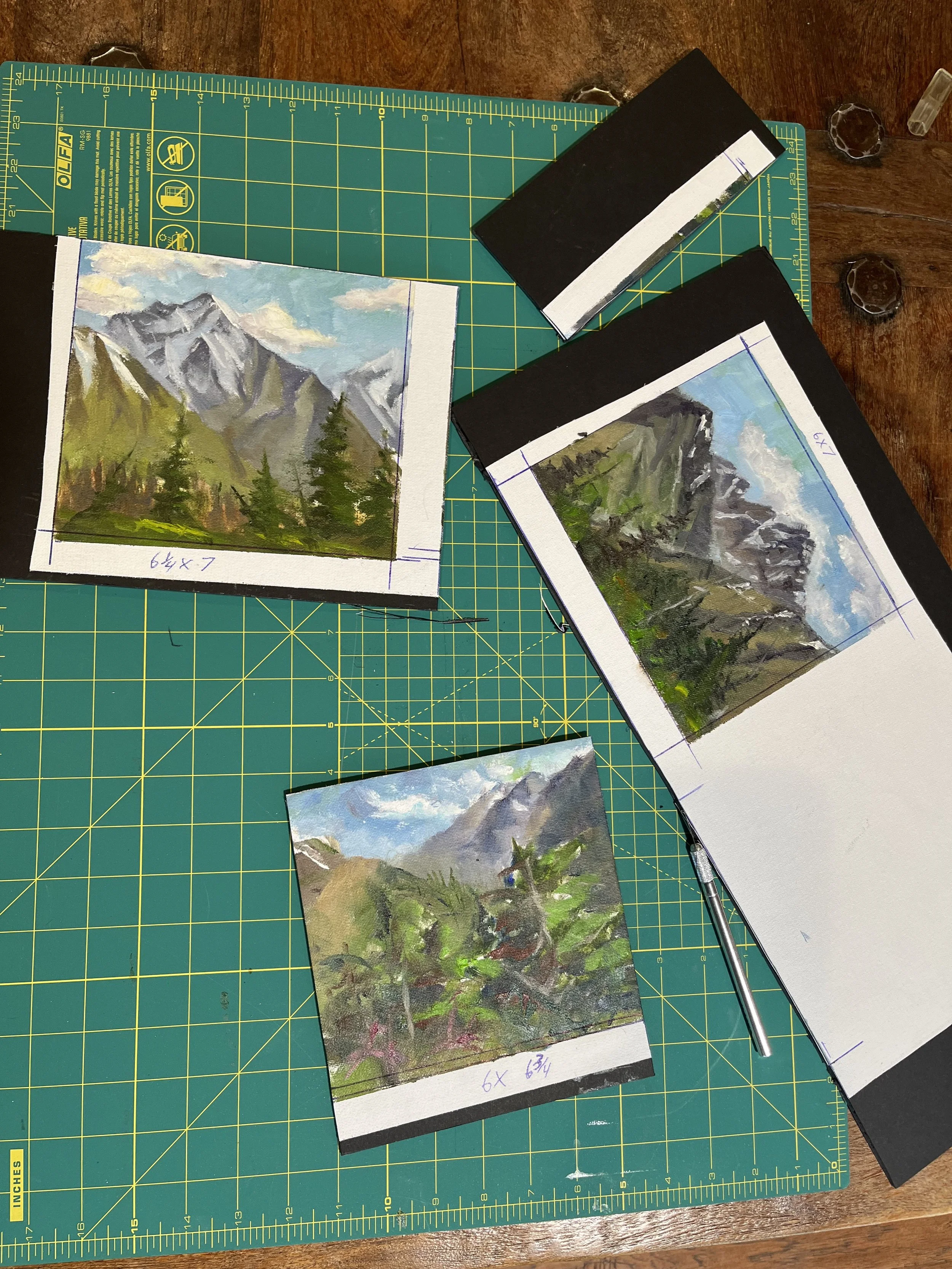 How to Spray Mount Canvas on Foam Board