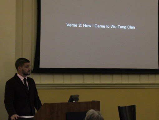 Dr. Nugent framed his lecture in "verses."