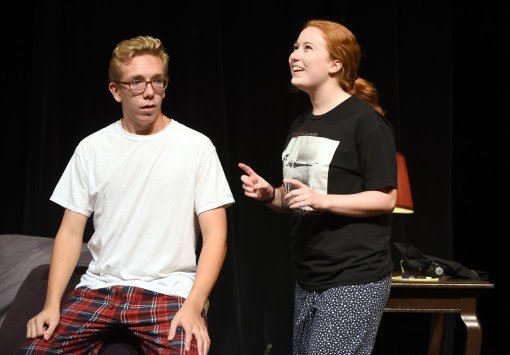 Emily poses a number of ‘what if’ questions to Stephen, who is clearly not amused.