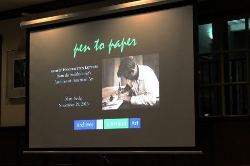 Mary Savig, and "Pen to Paper"