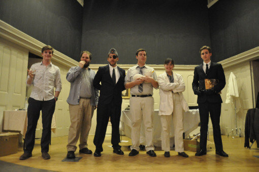 From left to right: Austin Lewis, George Essig, Brian Gicking, Nick Glazewski, Hilary Leonard, and Alex Madaus.
