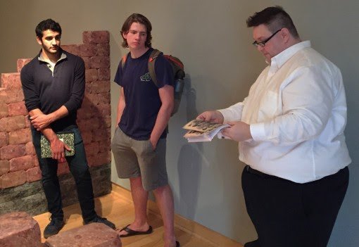 Dr. Hall presents possible texts to "ruin."