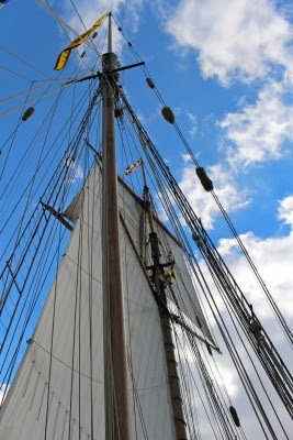A perfect day for a sail on the Chester River.