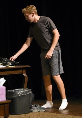 Stephen decides, after a sleepless night, to run the marathon anyways.