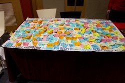 The Best Buddies Club promotes their “Spread the word to end the word” campaign