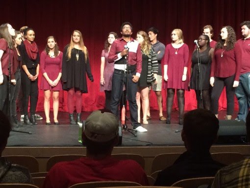 Connor Lugo-Harrisis and the rest of Wacappella open the show.