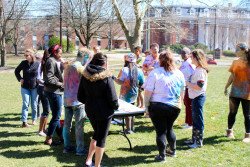 Students from many different background came together to celebrate the 'festival of colours'