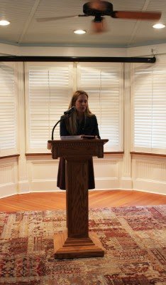 Dr. Moncrief reads a Hopkins poem