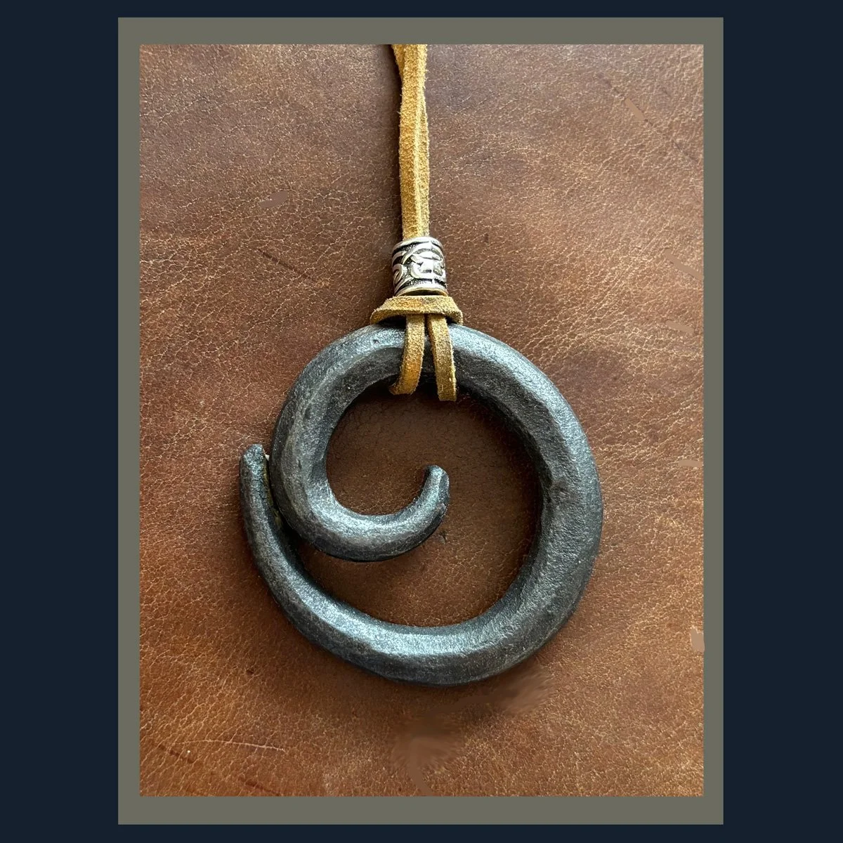 Hand forged Swirl