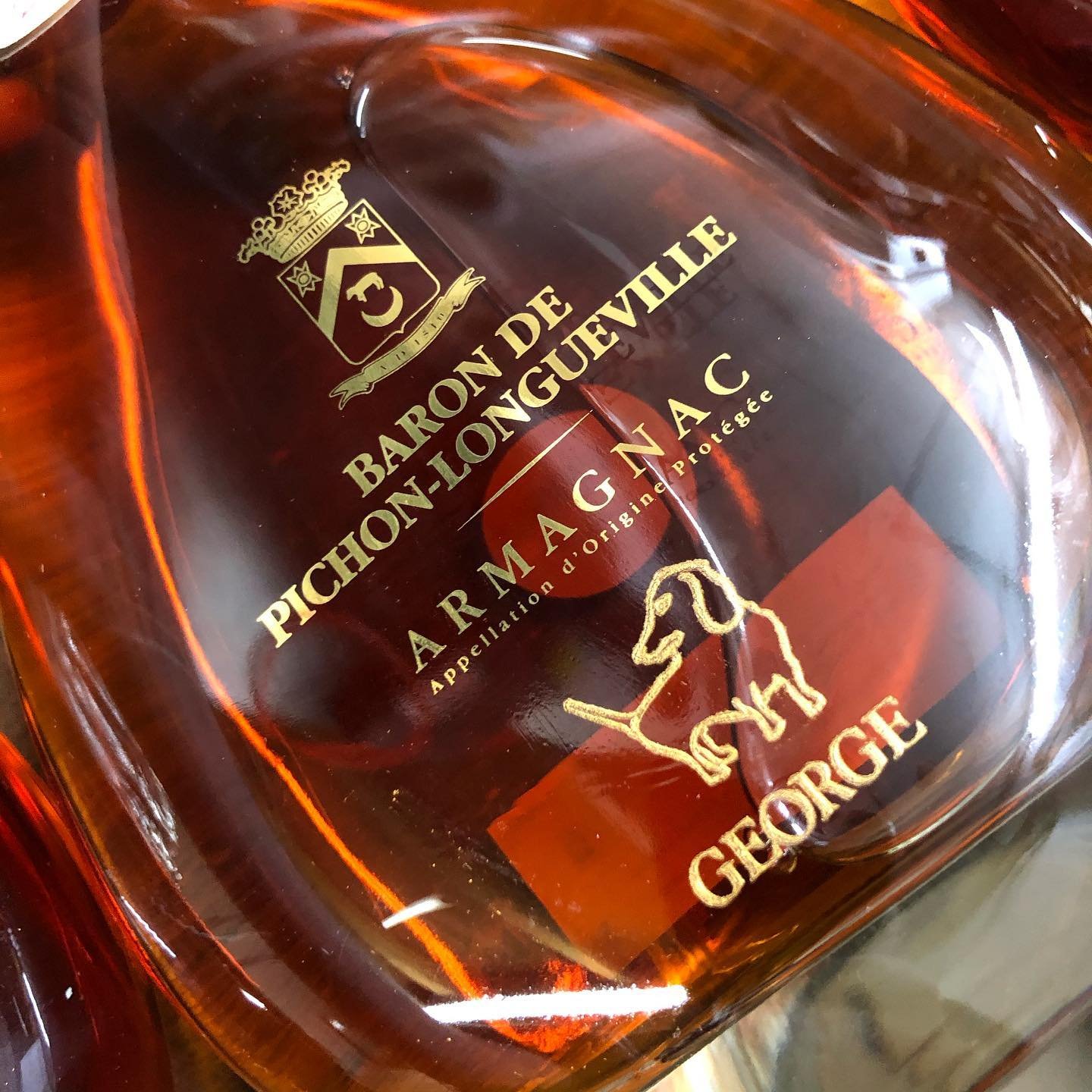 Rub'n Buff on glass engraving