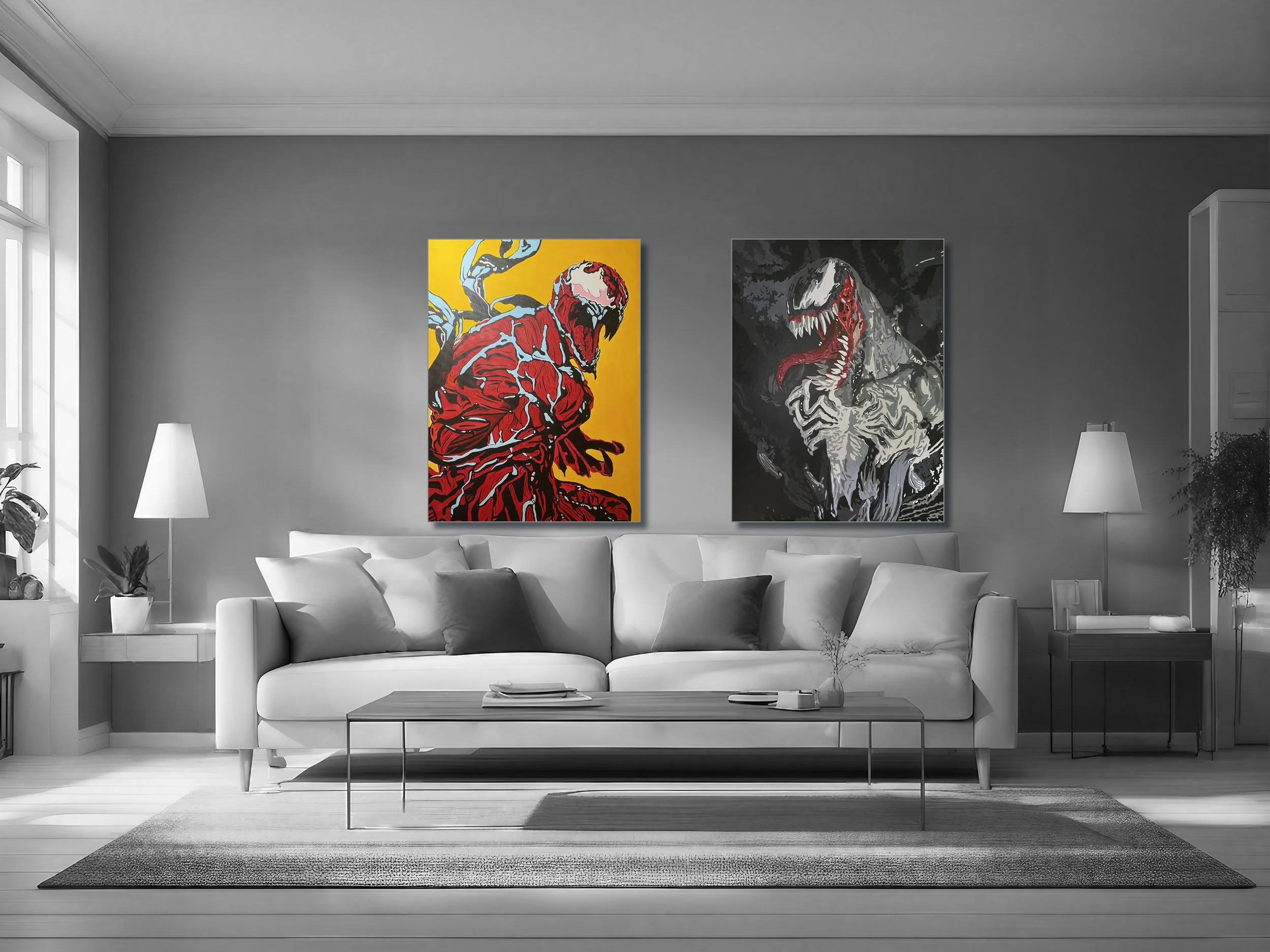 Venom - Acrylic Painting